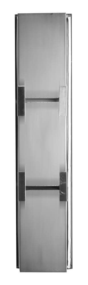 Vertical Stainless Steel Triple Shower Niche