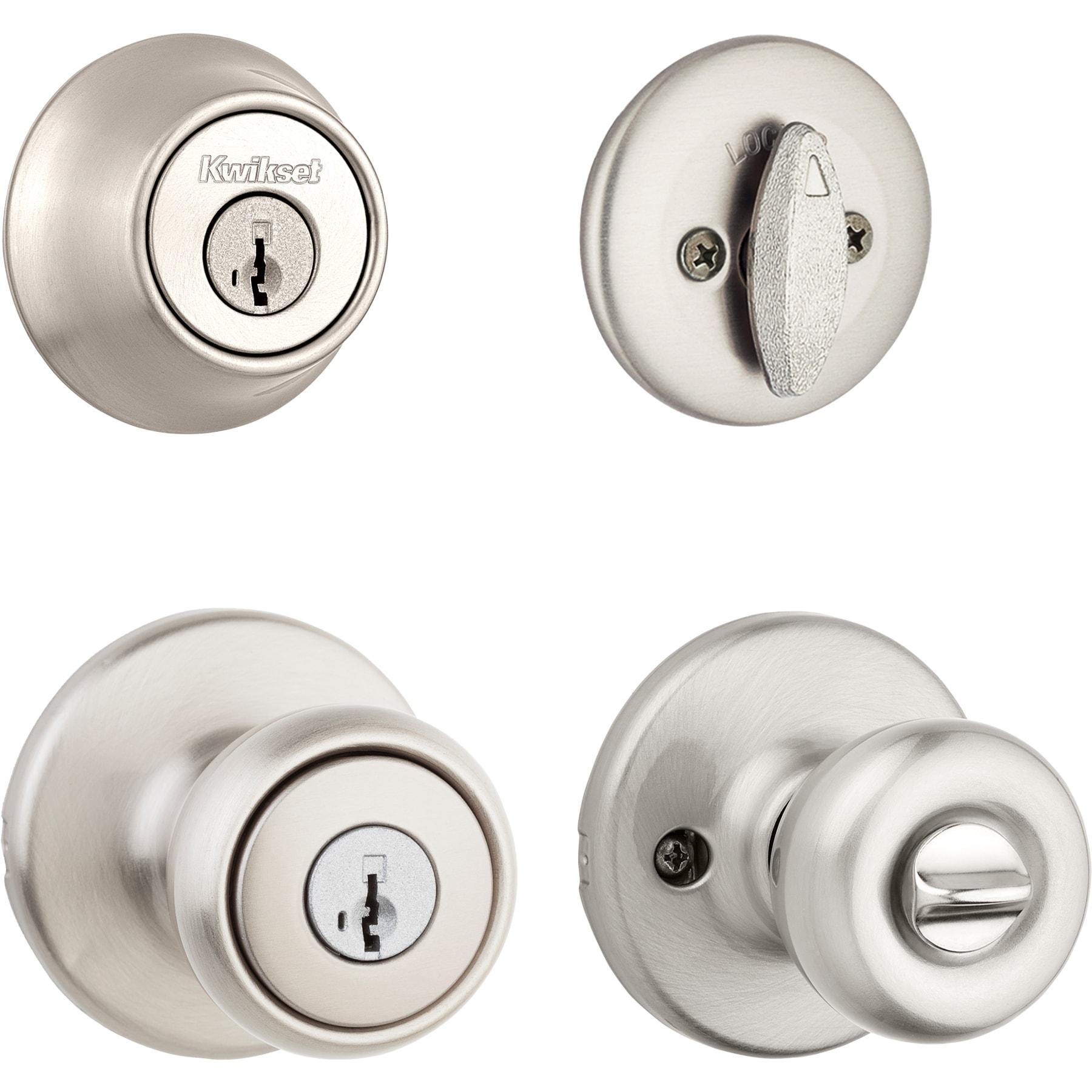 Complete Tylo Entry Knob Set with Single Cylinder Deadbolt