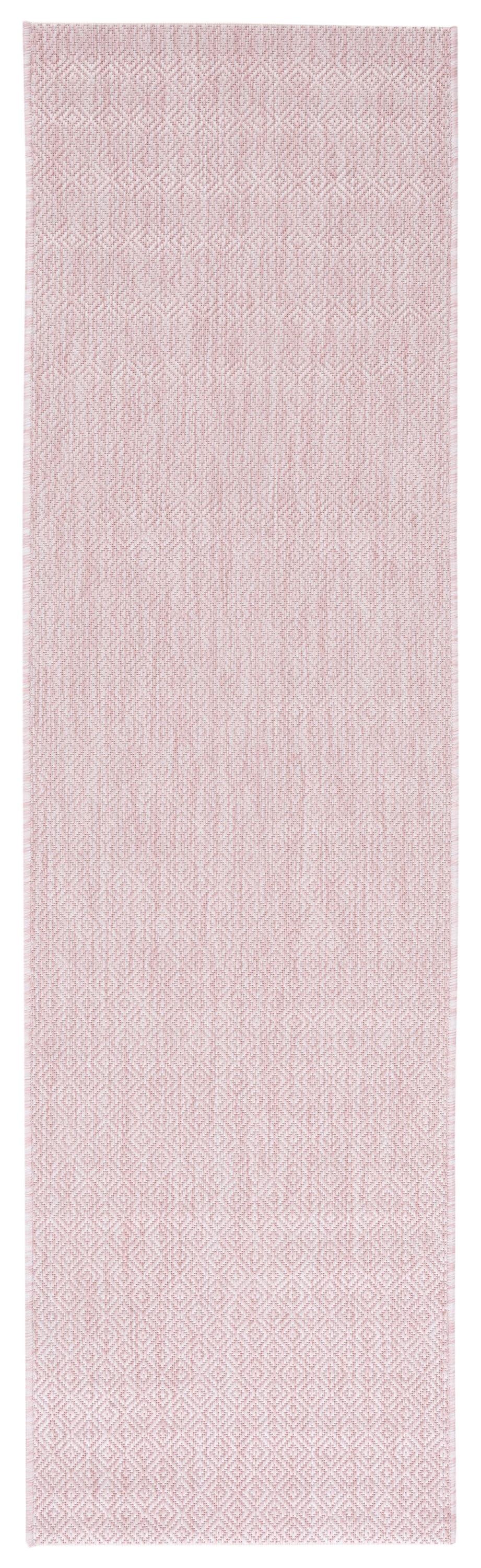 Courtyard CY8520 Power Loomed Indoor and Outdoor Runner Rug - Soft Pink/- - 2'3"x8' - Safavieh