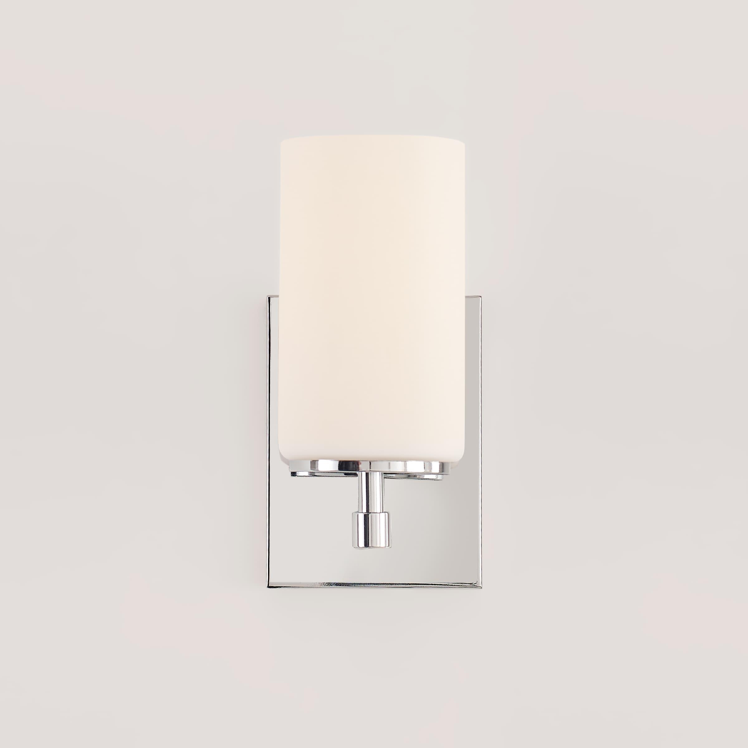 Sea Gull Lighting 4124601-05 Alturas Contemporary One Light Wall/Bath Sconce Vanity Style Fixture, Chrome Finish
