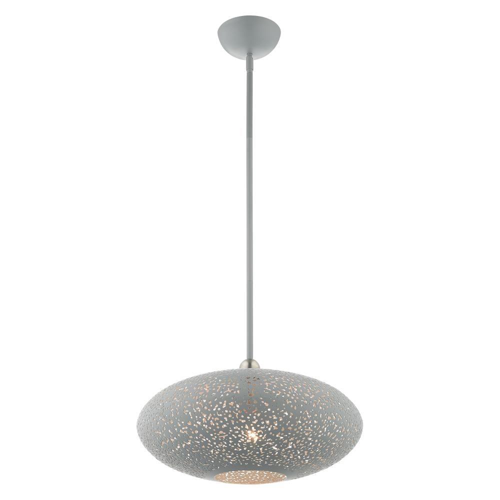Livex Lighting Charlton 1 - Light Pendant in  Nordic Gray