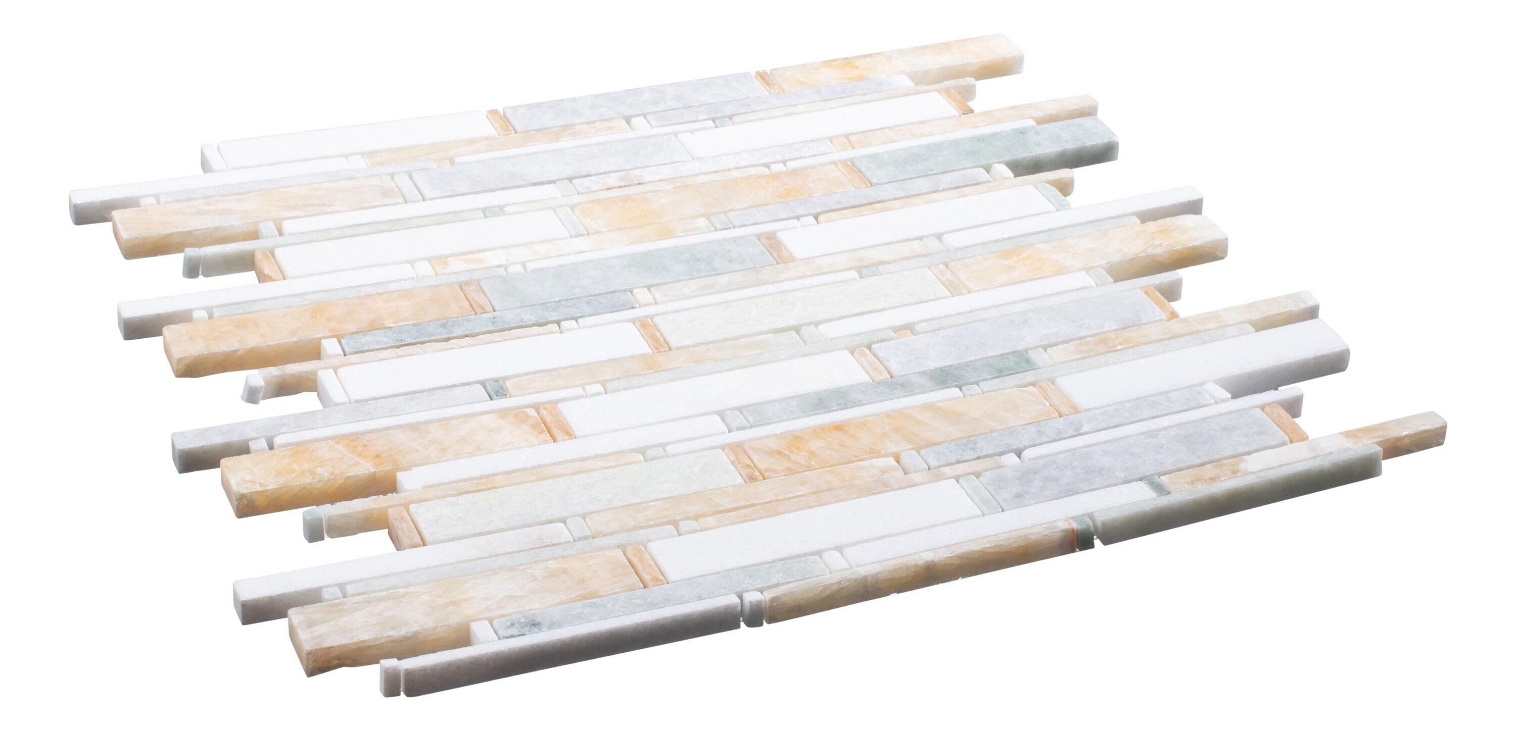 Knoll Natural Stone Mosaic Kitchen Backsplash, Bathroom, Shower, Pool, Wall and Floor Tile