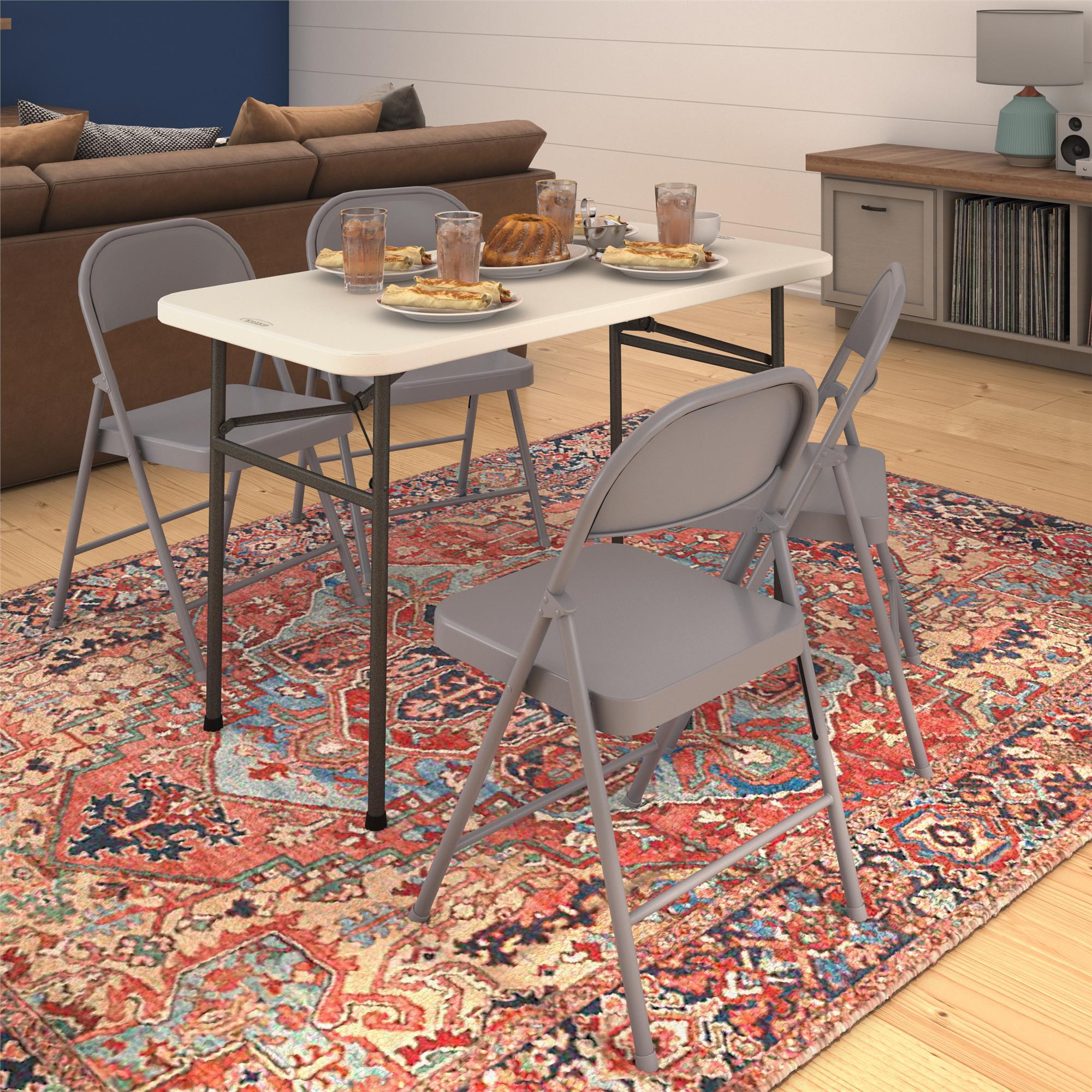 COSCO SmartFold All-Steel Folding Chair