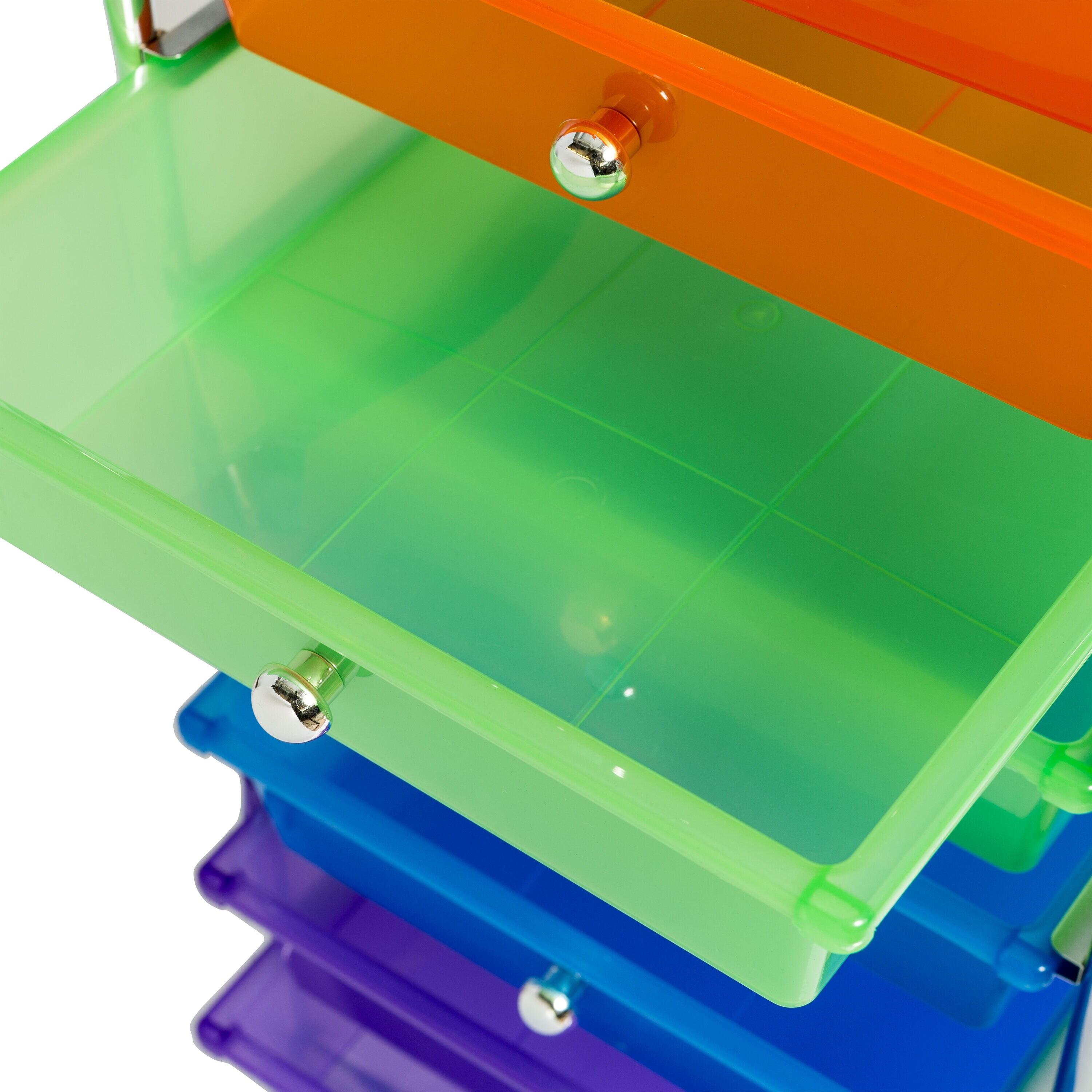 Rebrilliant Jiya 10 Drawer Storage Drawer with Locking Wheels