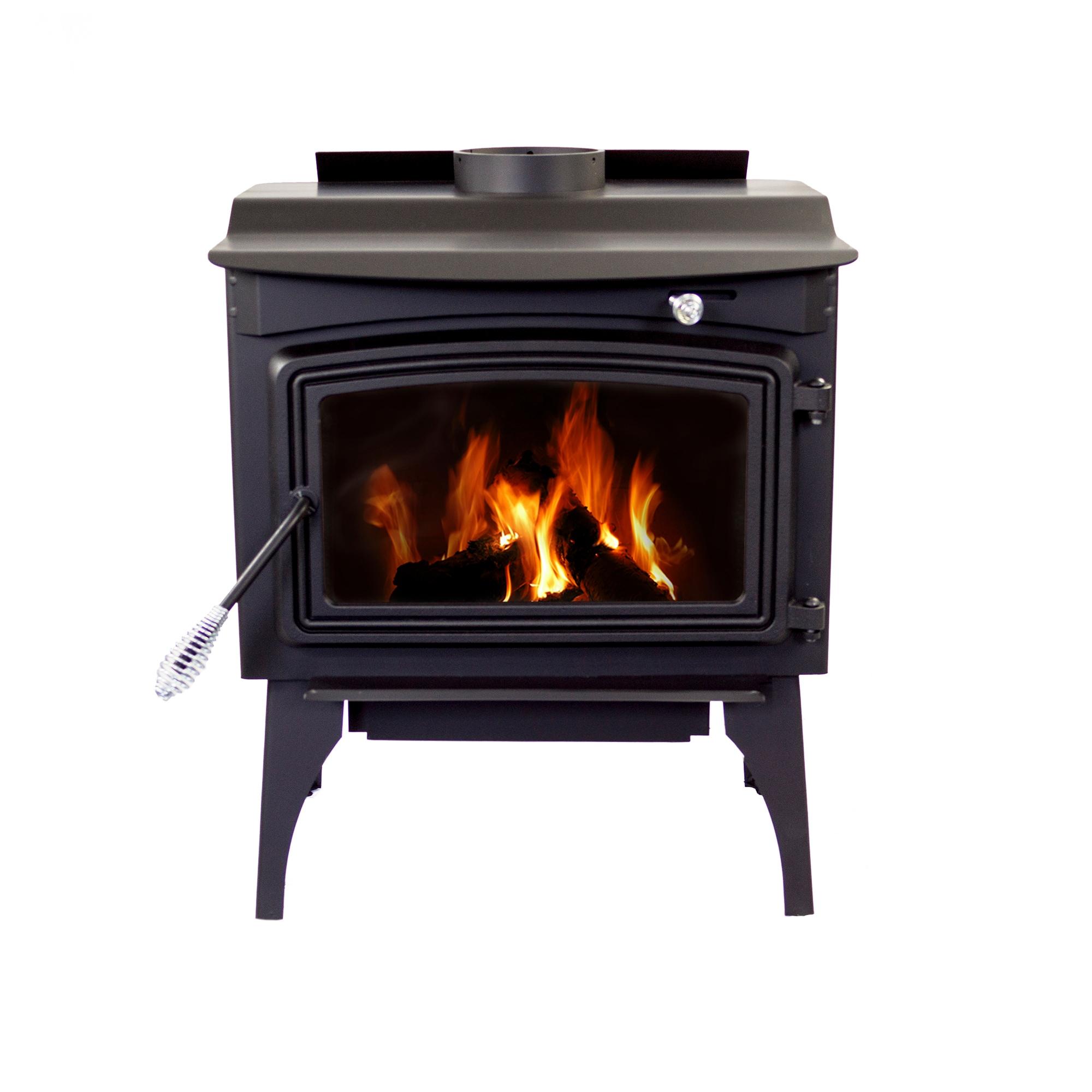Pleasant Hearth 1,800 Sq. Ft. Medium Freestanding Wood Burning Stove with Legs
