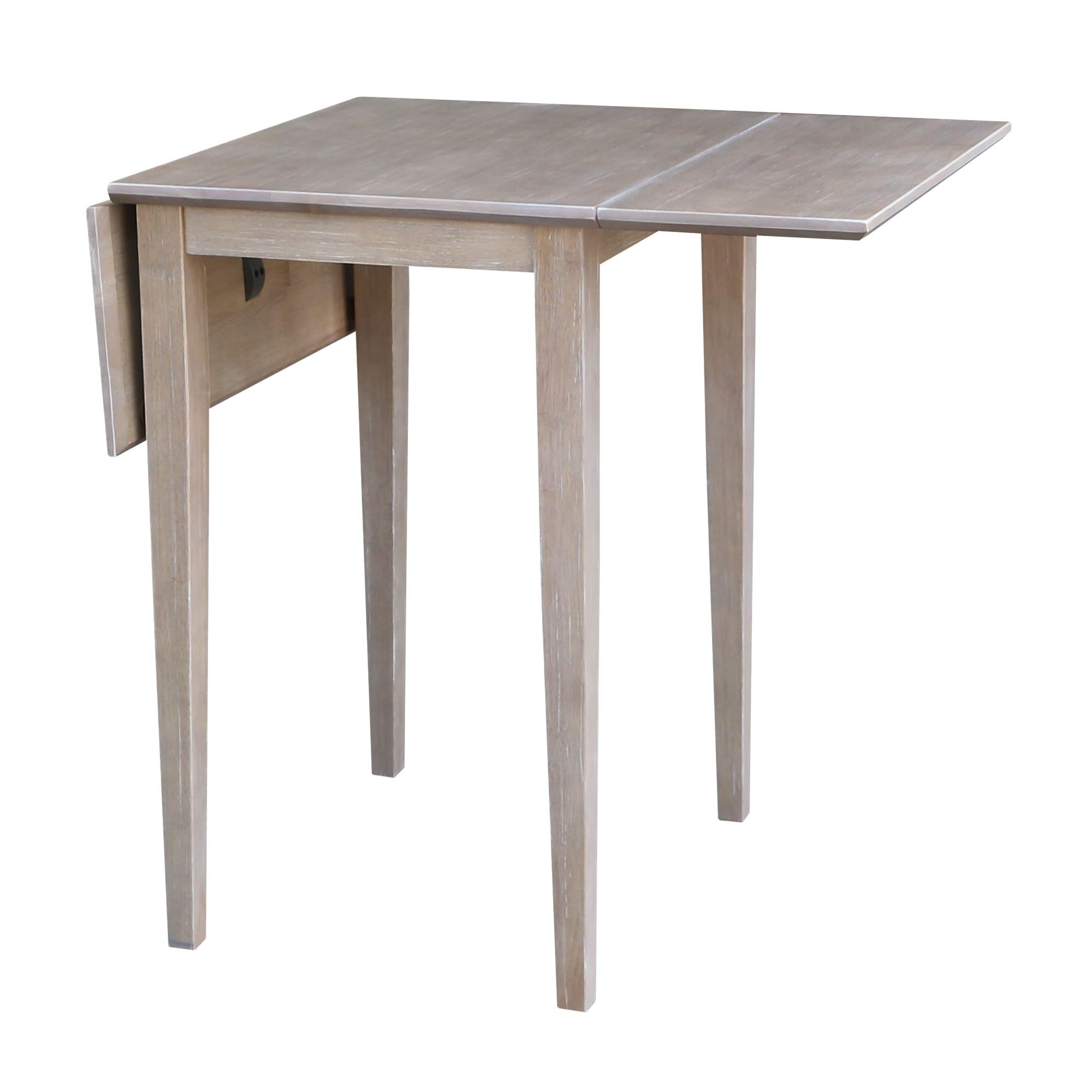 Tate Dining Table Washed Gray/Taupe - International Concepts