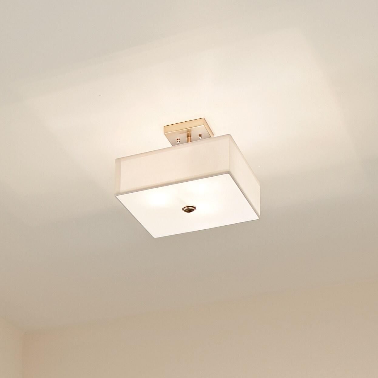 Kichler Lighting Shailene 3 - Light Semi-Flush Mount in  Brushed Nickel