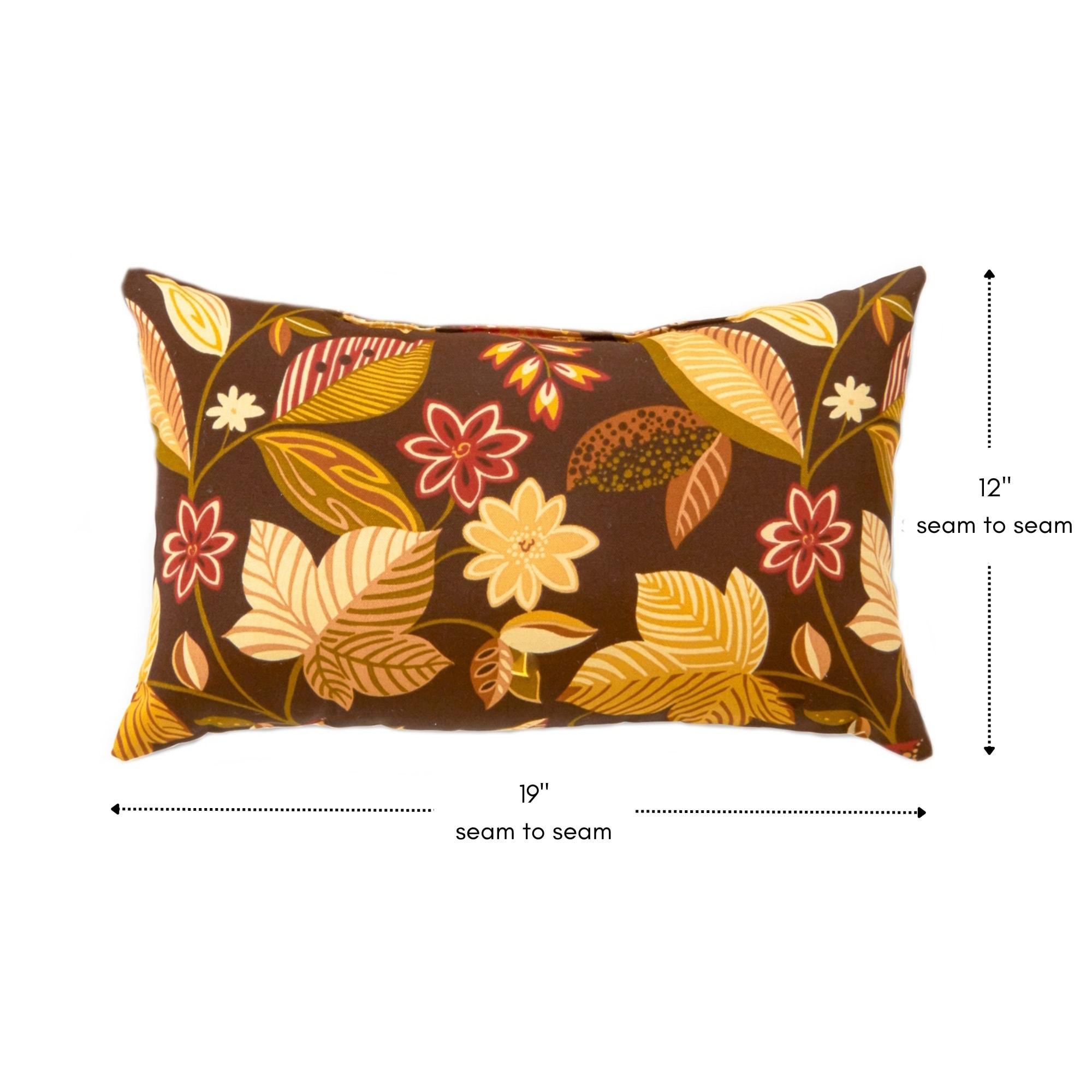 Indoor/Outdoor Reversible Throw Pillow