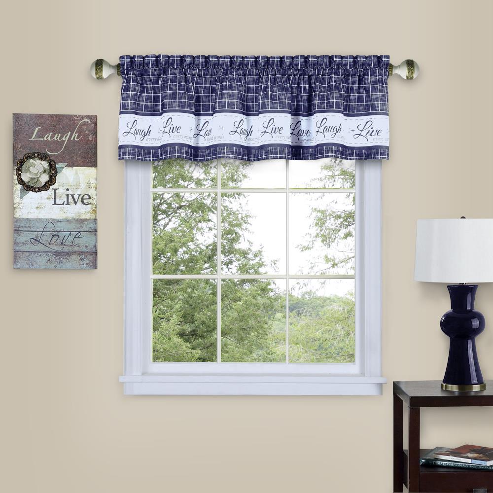 Assel Geometric Tailored 58'' W Window Valance