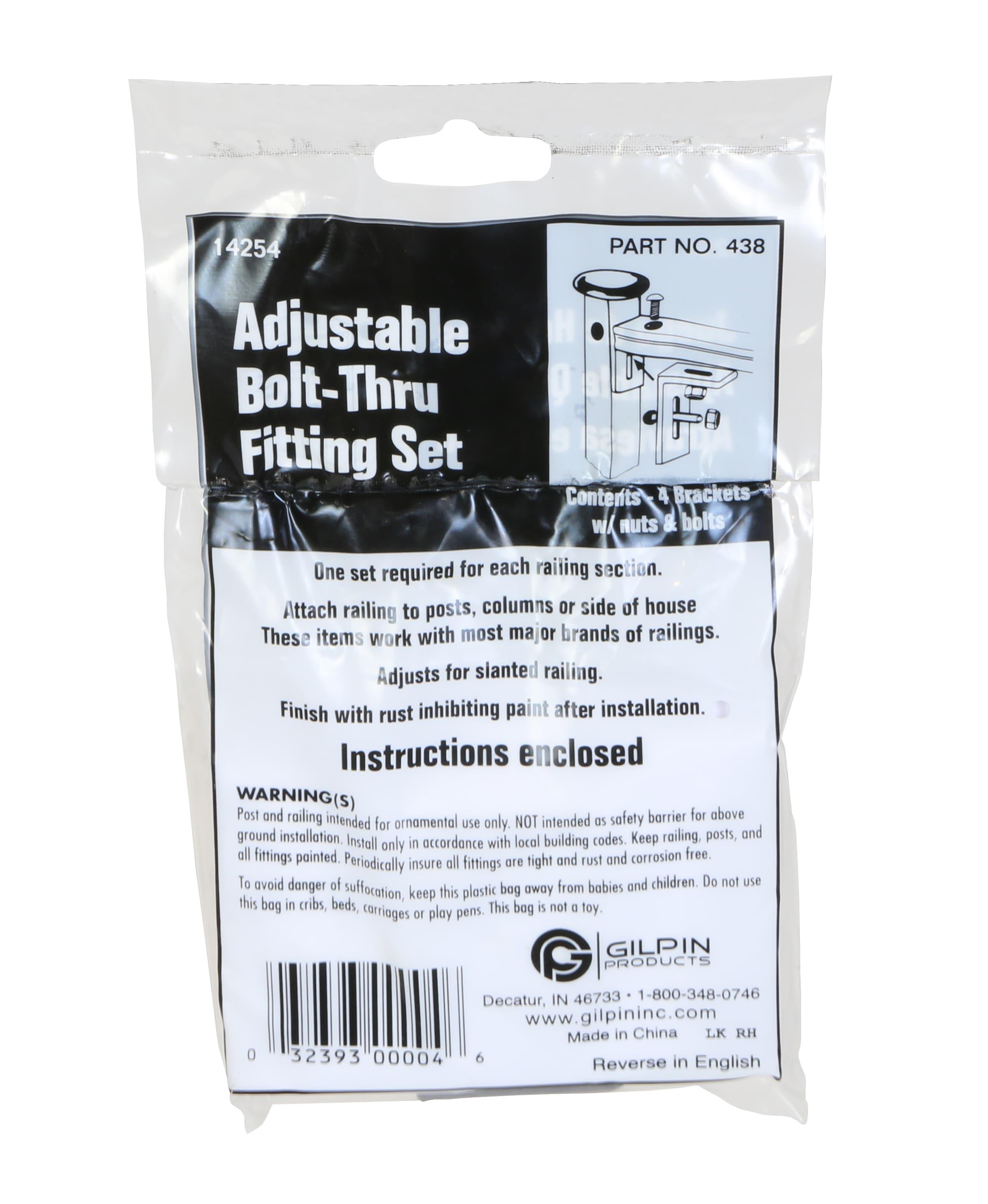 Gilpin Windsor Plus Wrought Iron Railing Universal Fitting Set 438