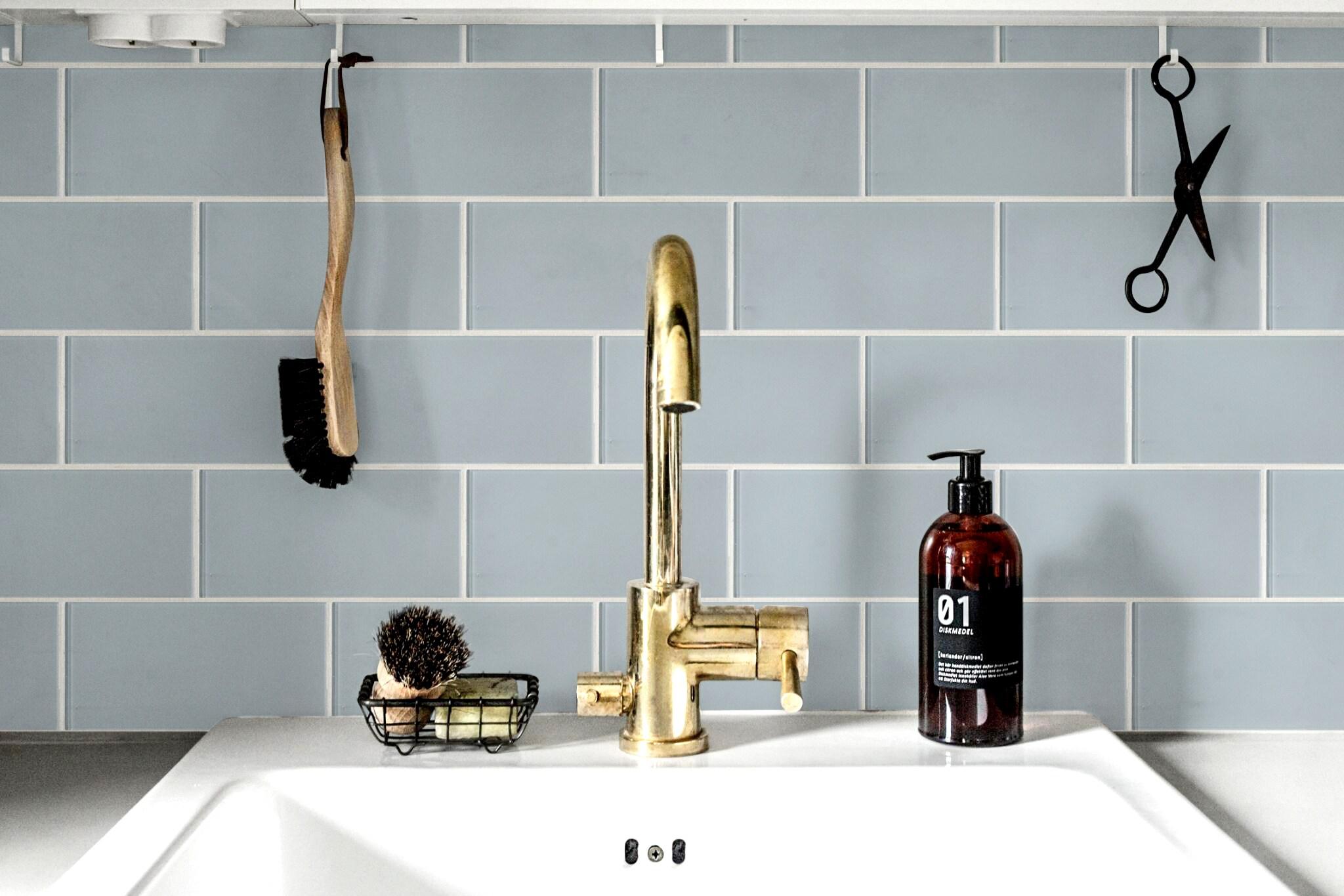3'' W x 6'' L Glass Peel and Stick Subway Tile
