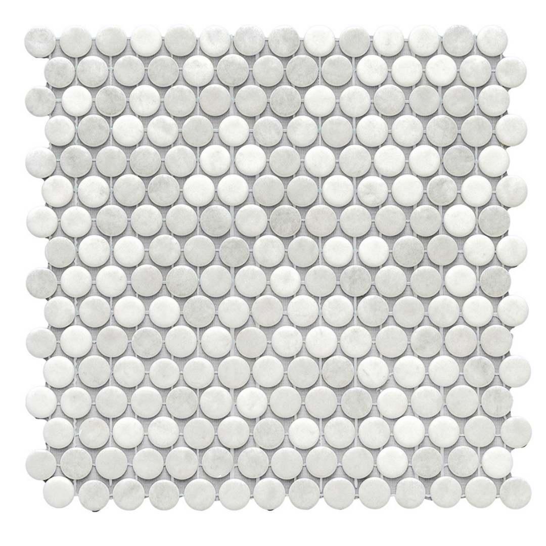 Eterna Penny 12"x12" Recycled Glass Mosaic Tile
