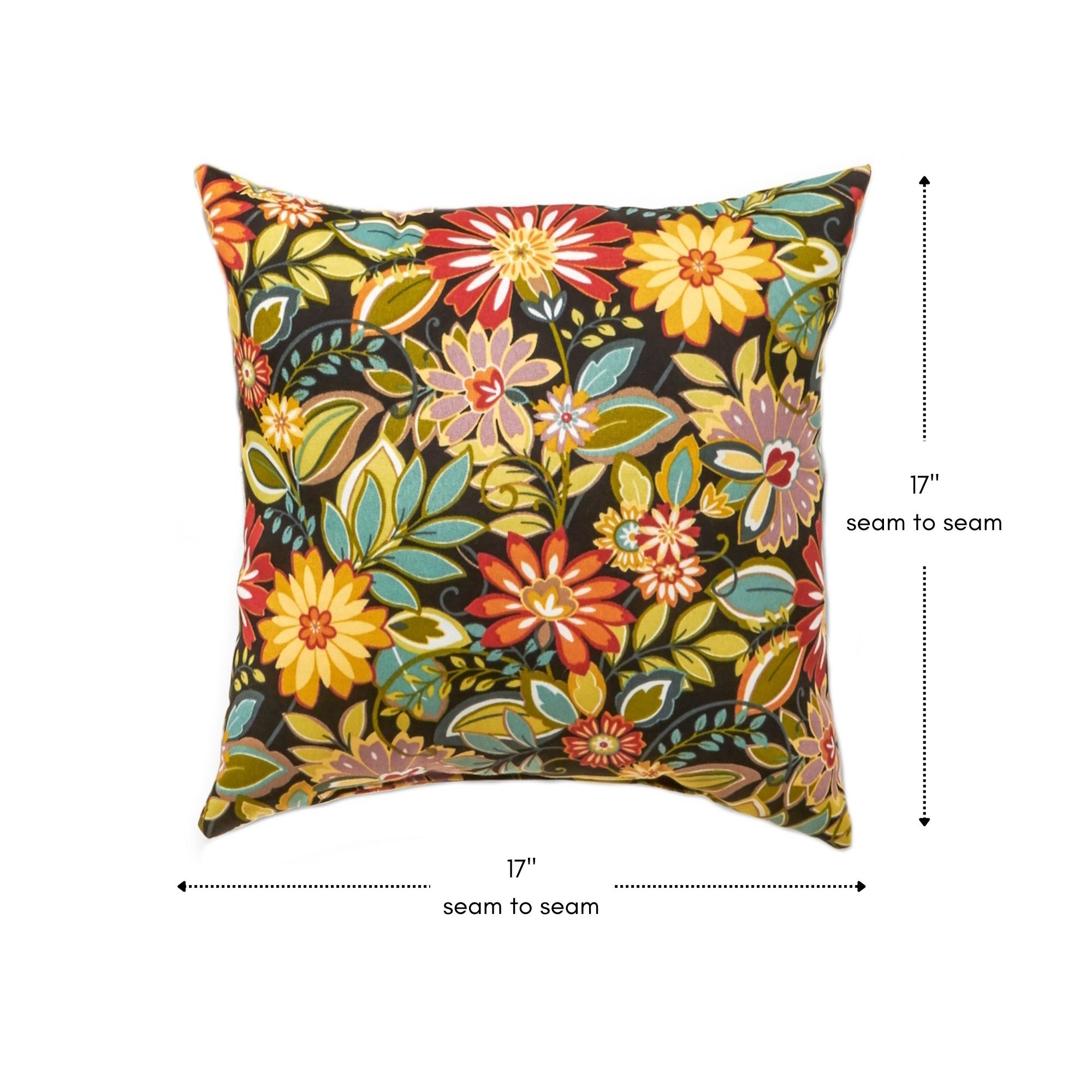 Indoor/Outdoor Reversible Throw Pillow