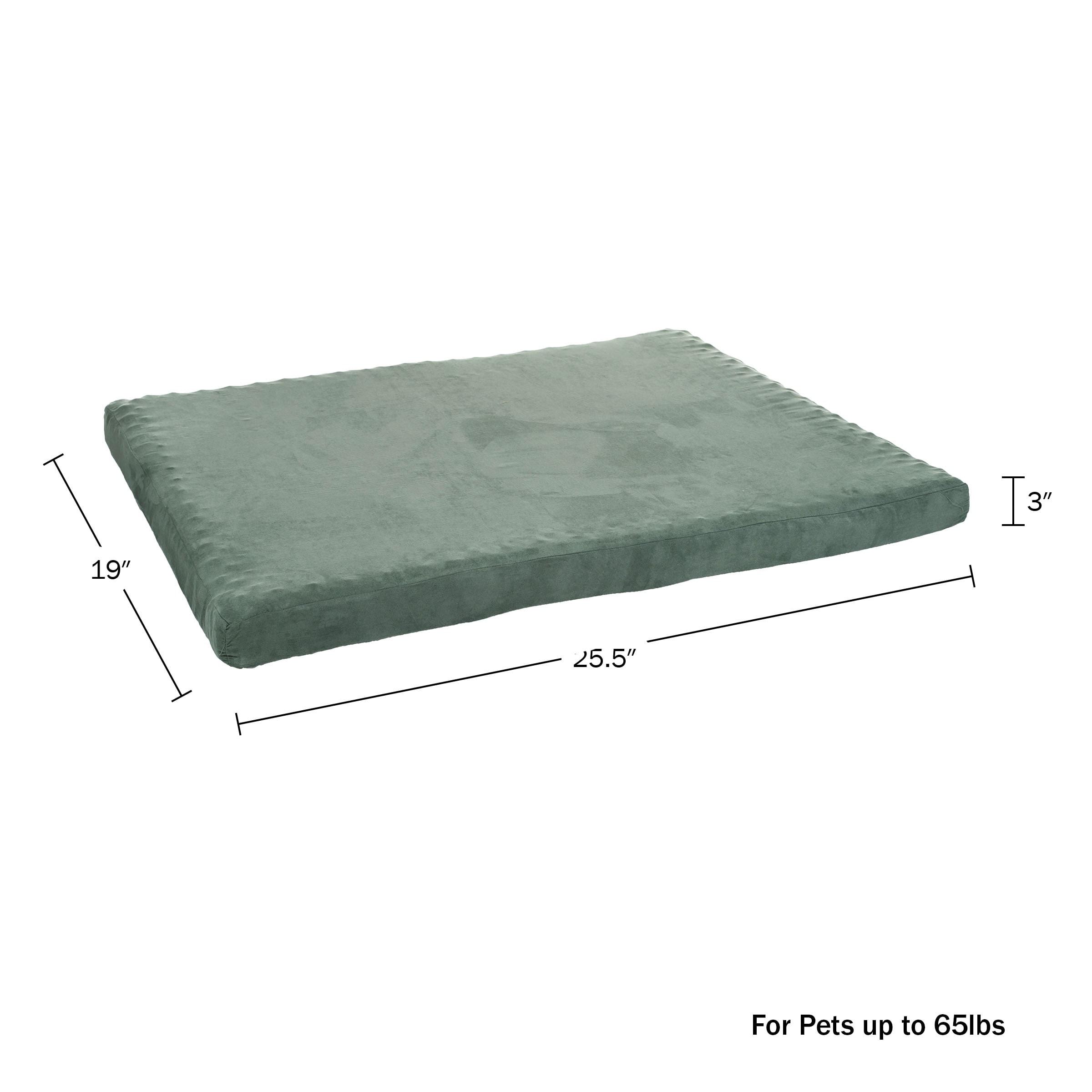 Pet Adobe 3" Orthopedic Foam Pet Bed – Forest Green