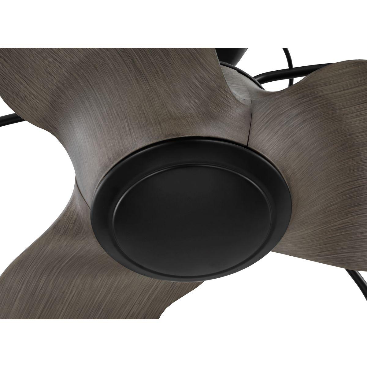 Bastrop Collection 26 in. Three-Blade Matte Black Transitional Ceiling Fan with 3 Speed Remote Control