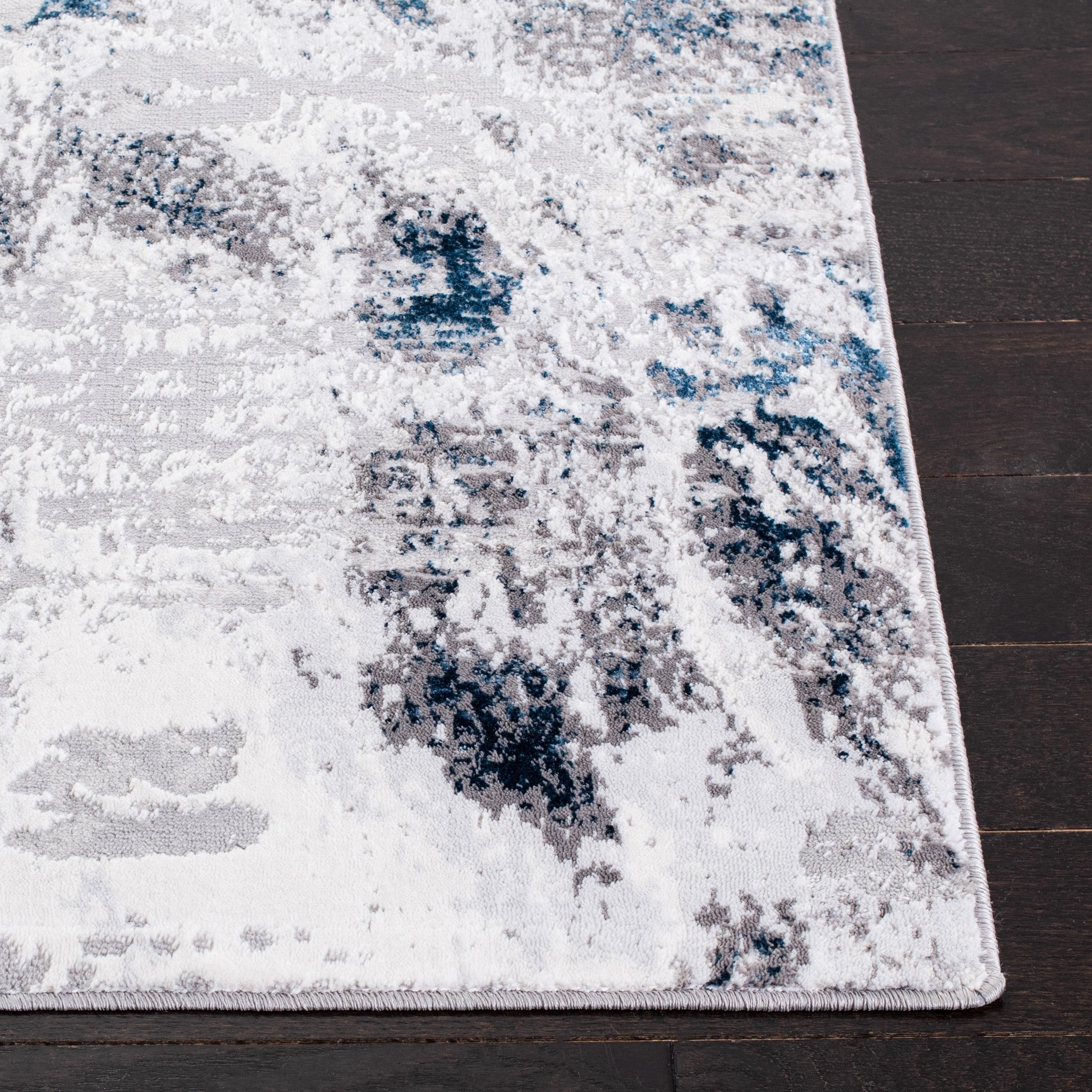 Trent Austin Design® Mcelwain Abstract Gray/Blue Area Rug