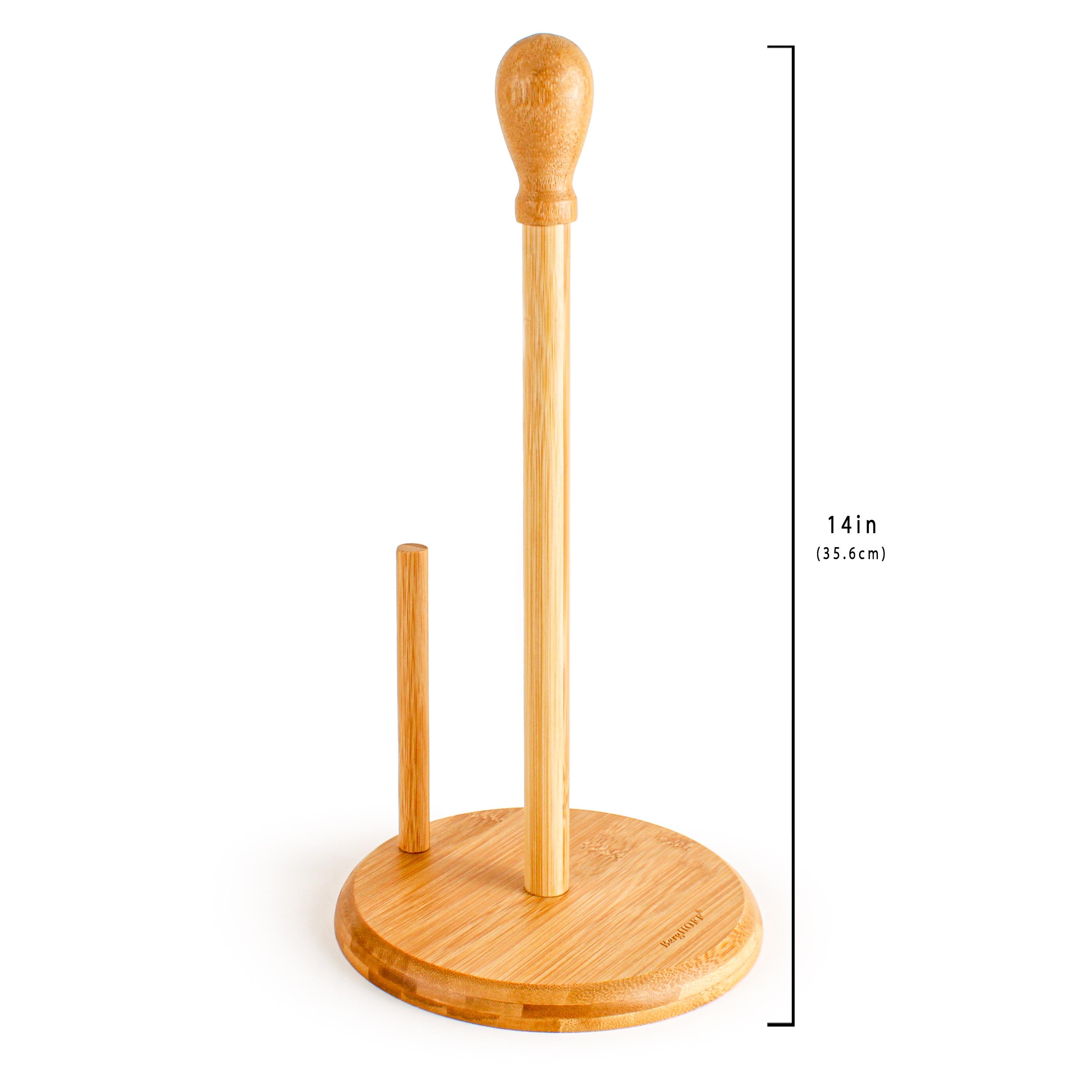 Bamboo Freestanding Paper Towel Holder