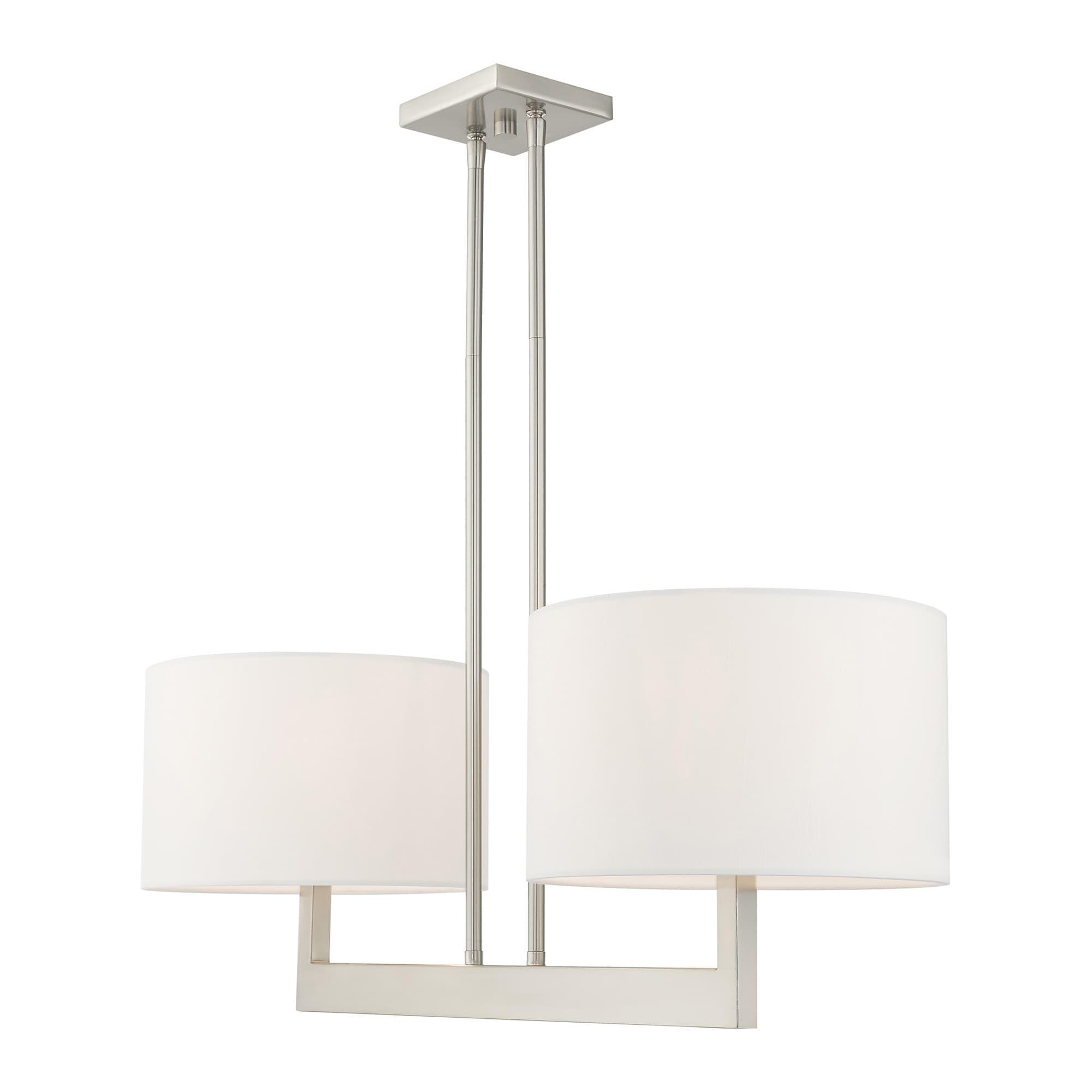 Livex Lighting Hayworth 2 - Light Chandelier in  Brushed Nickel