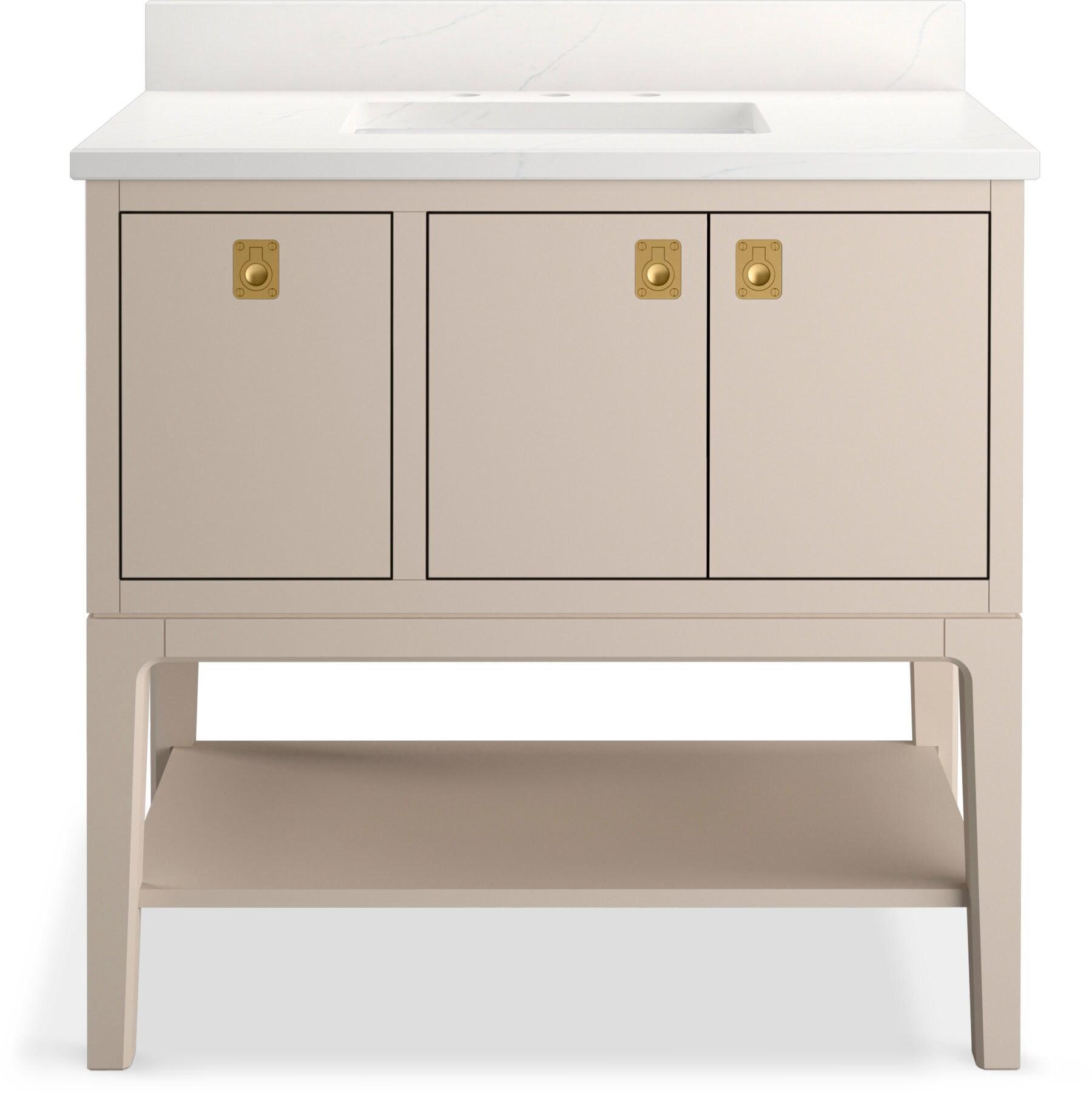 Seagrove By Studio McGee 36 in. Bathroom Vanity Cabinet With Sink And Quartz Top