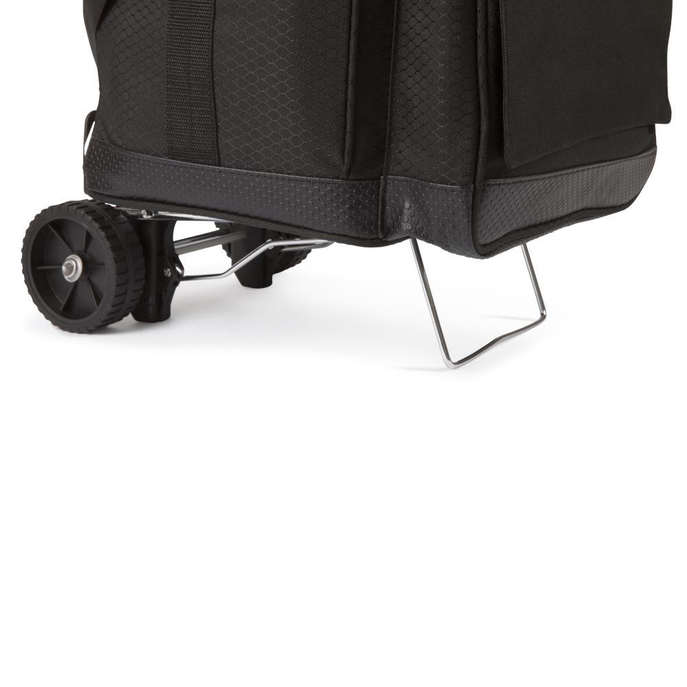 Arlmont & Co. Cellar 6-Bottle Wine Carrier & Cooler Tote with Trolley - Insulated Traveling Portable Wine Bag
