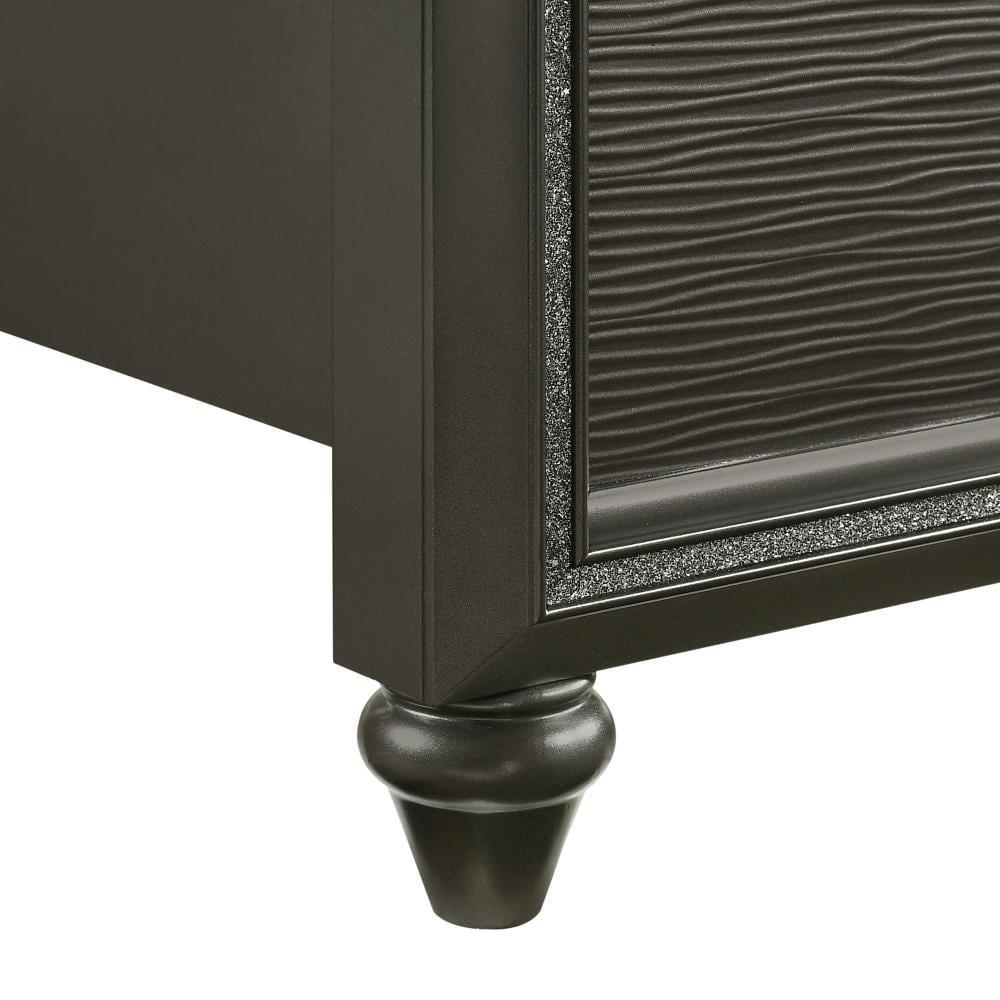 3pc Queen Farris Panel Bedroom Set Black - Picket House Furnishings