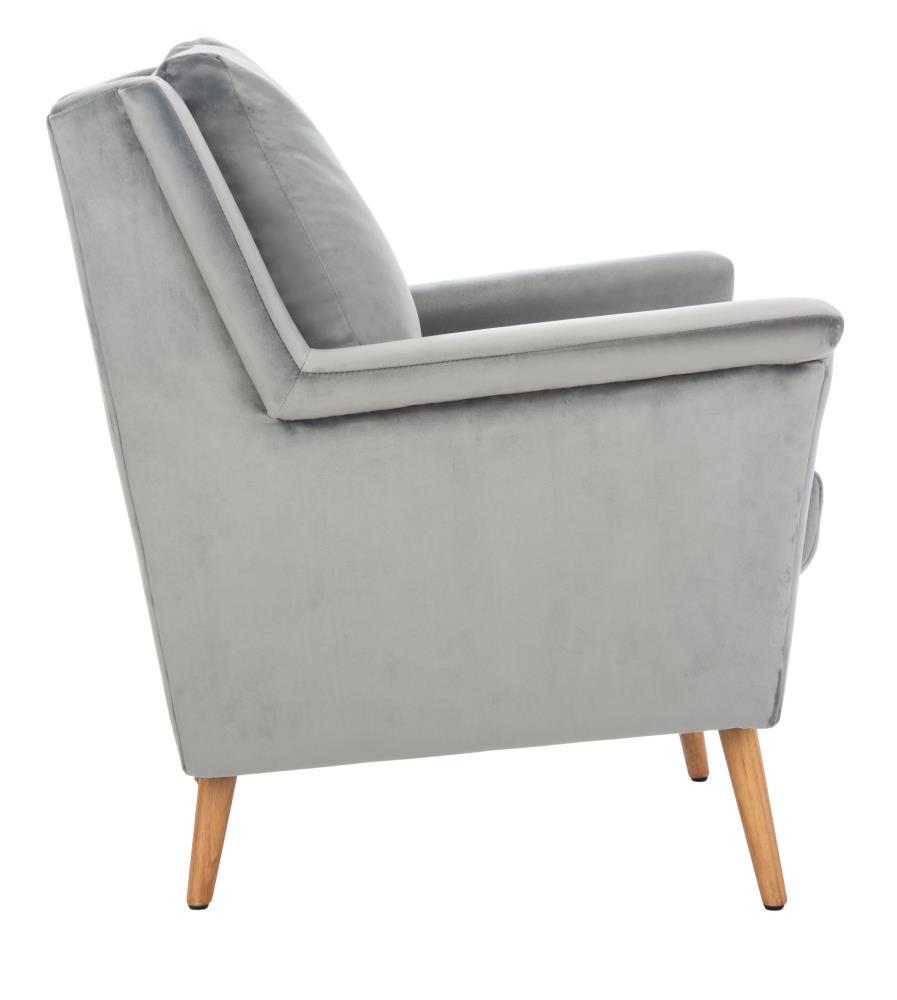 Astrid Mid-Century Arm Chair - Stone/Natural - Safavieh