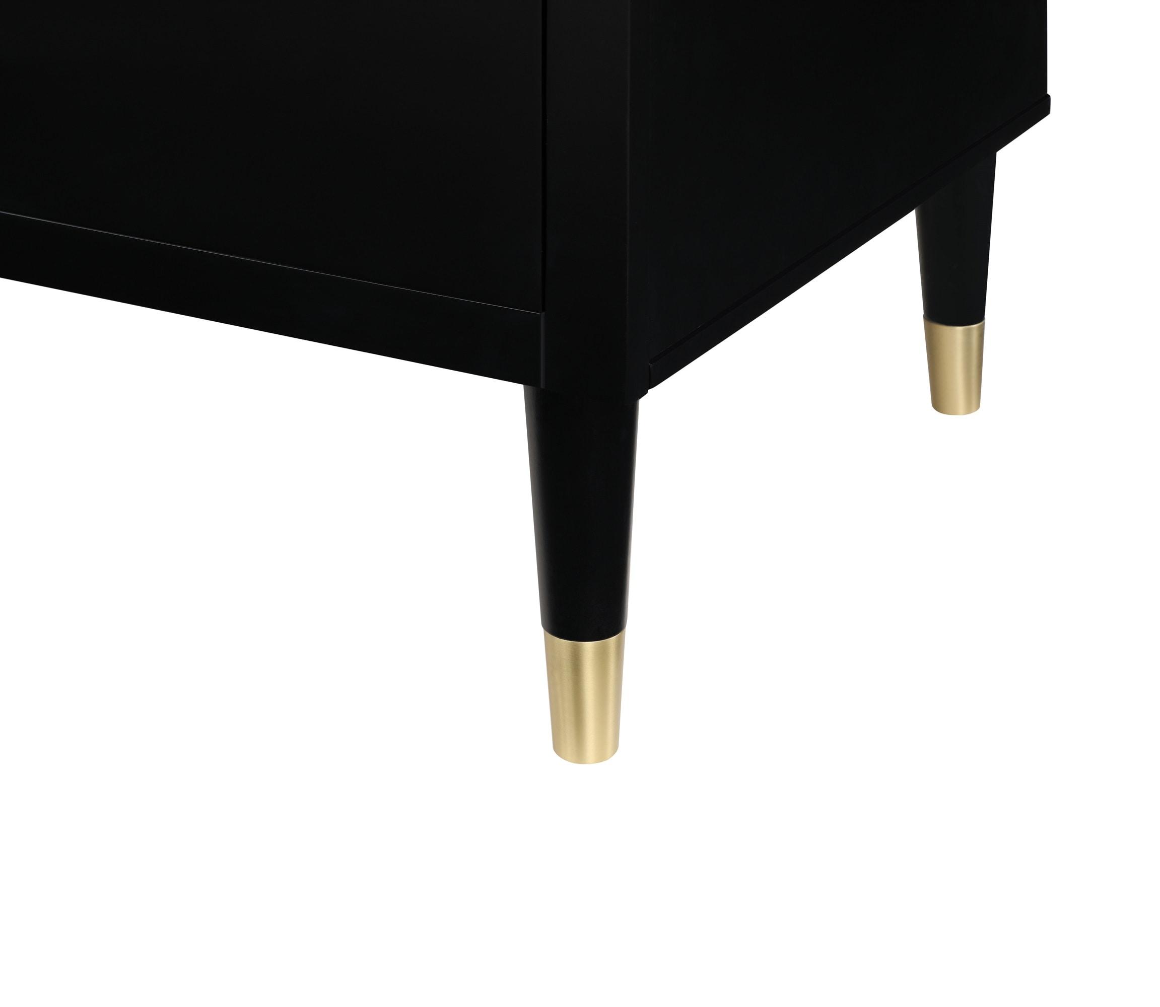 Manhattan Comfort Solid Wood 60'' W 6 - Drawer Dresser