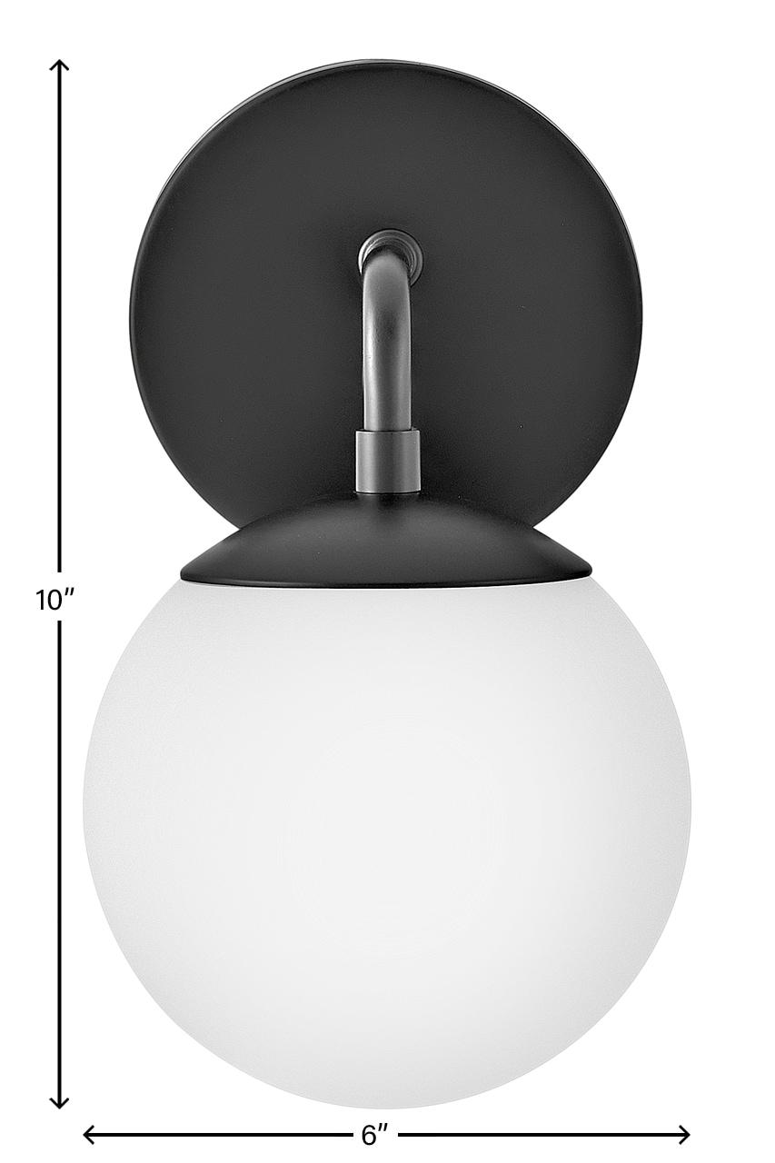 Lark Julep 1 - Light Vanity in  Black