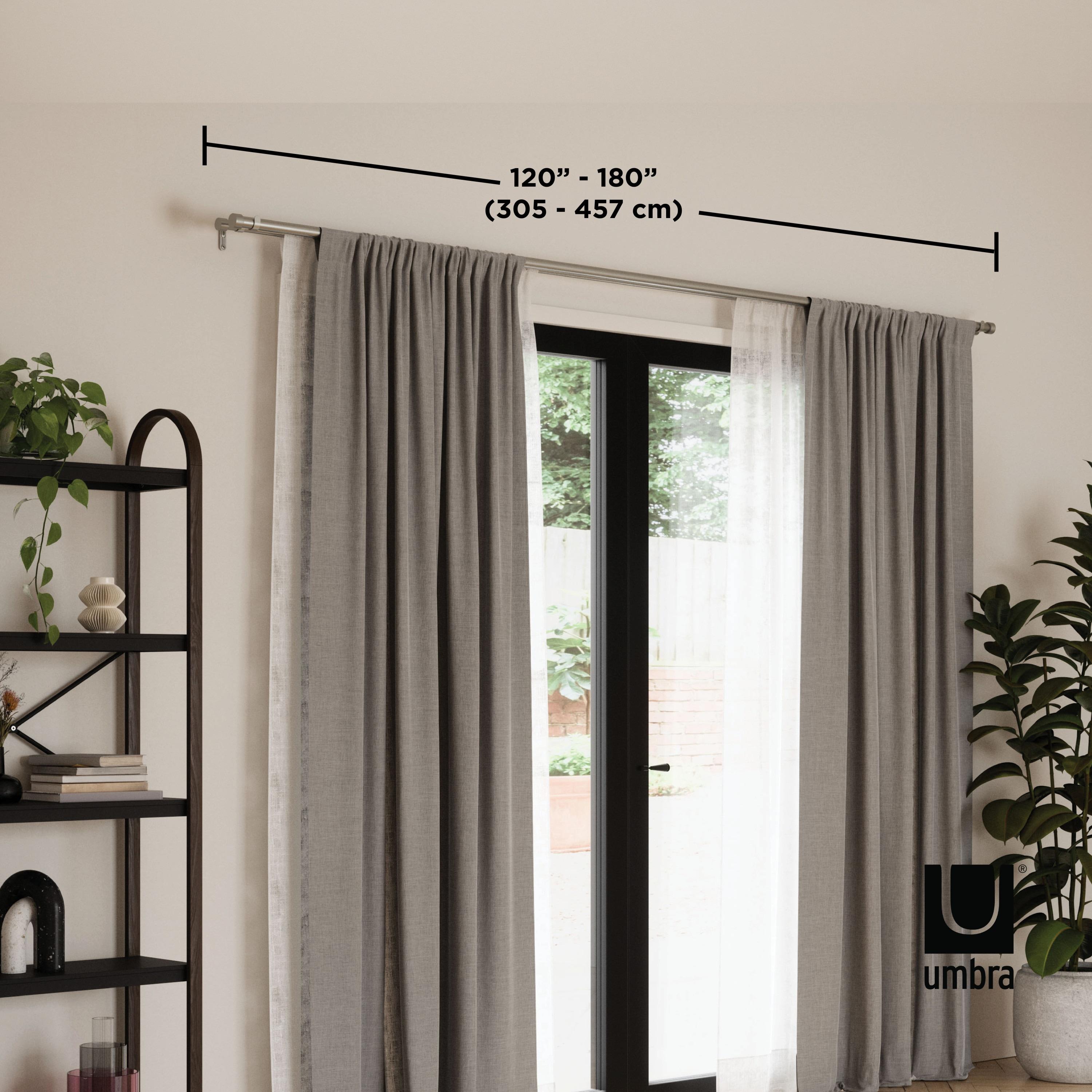 Cappa Drapery Solutions Double Curtain Rod