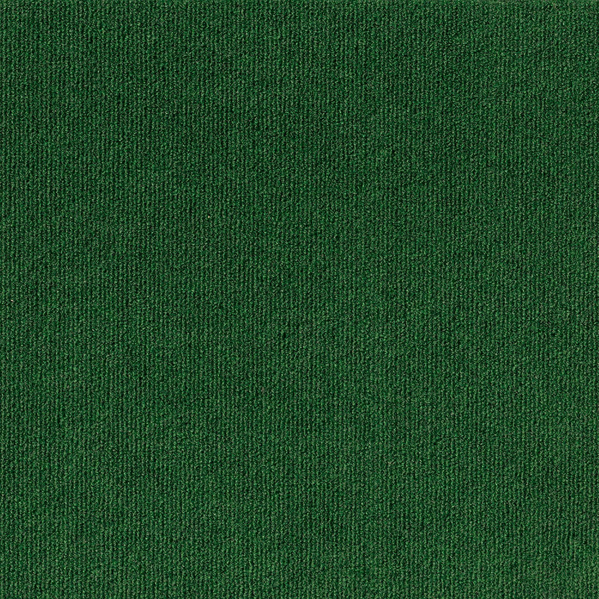 18" 16pk Rib Carpet Tiles Green - Foss Floors: Easy Install, Indoor/Outdoor, Pet-Friendly