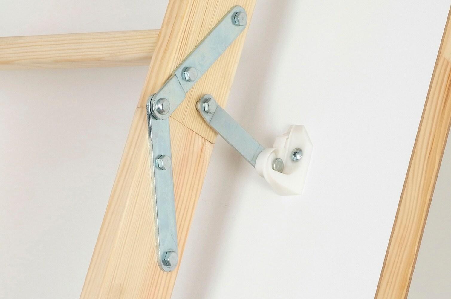 FAKRO LWT 66891 Wooden Thermo Attic Ladder with 12.5 R-Value for 22-Inch x 47-Inch Rough Openings