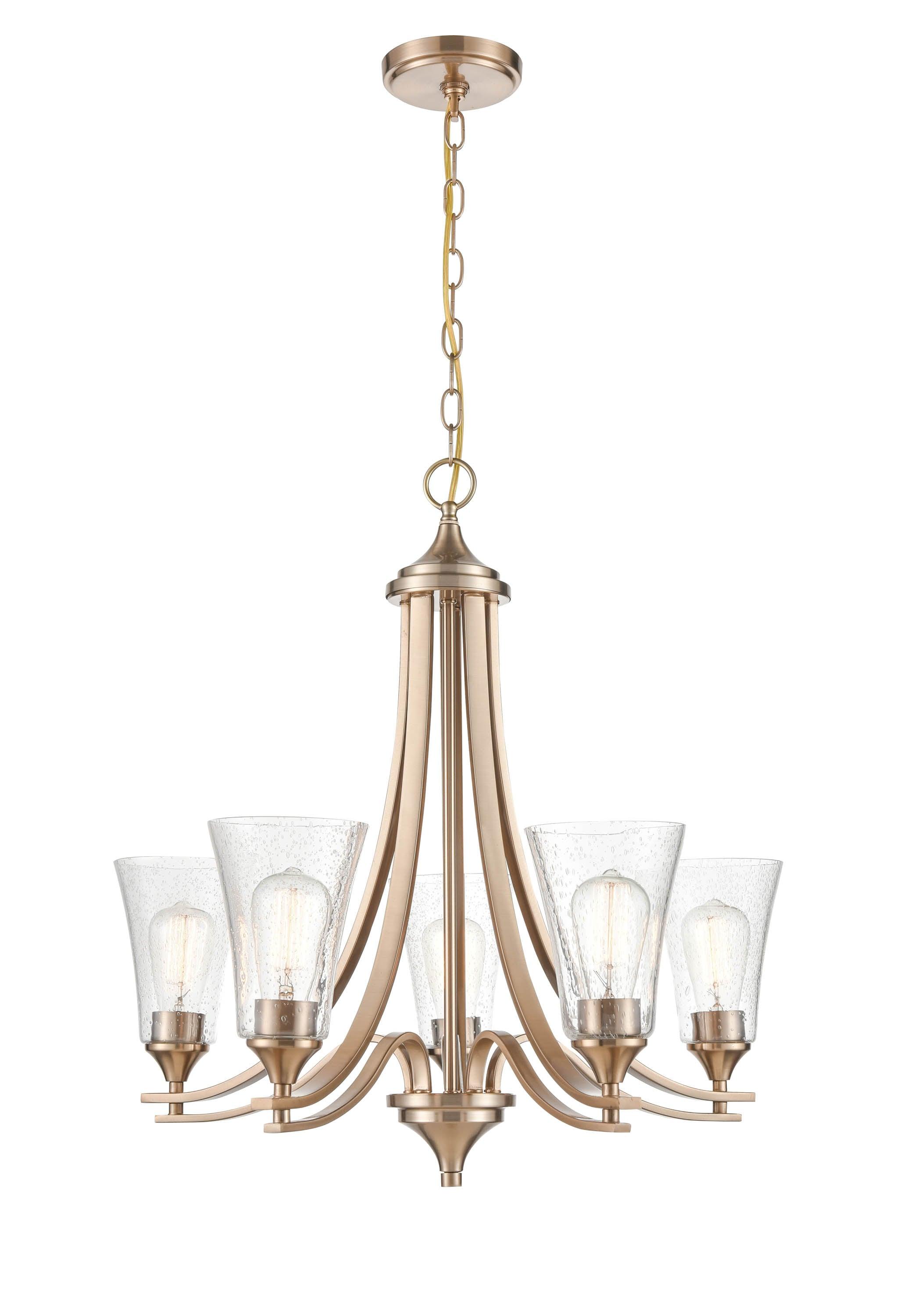 Millennium Lighting Natalie 5 - Light Chandelier in  Modern Gold