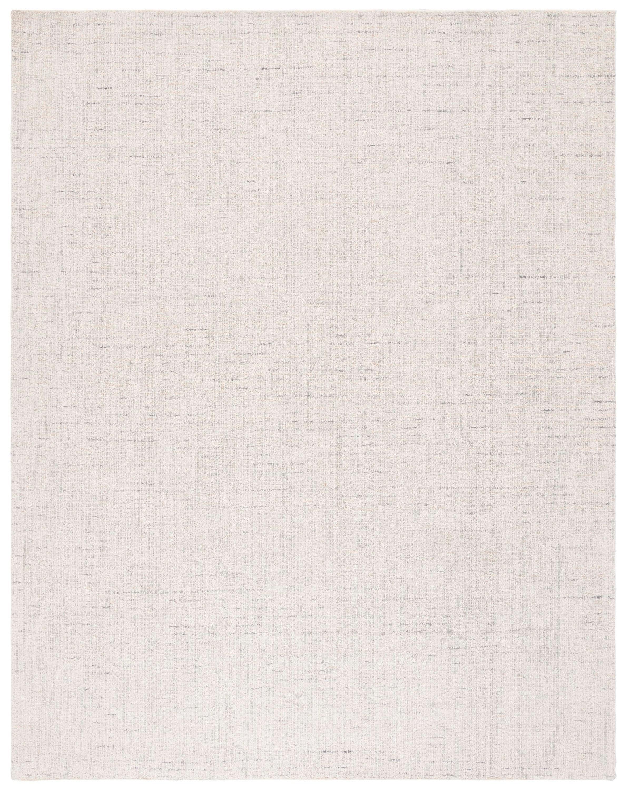 Abstract ABT468 Handmade Indoor Area Rug - Ivory/Light Gray - 9'x12' - Safavieh