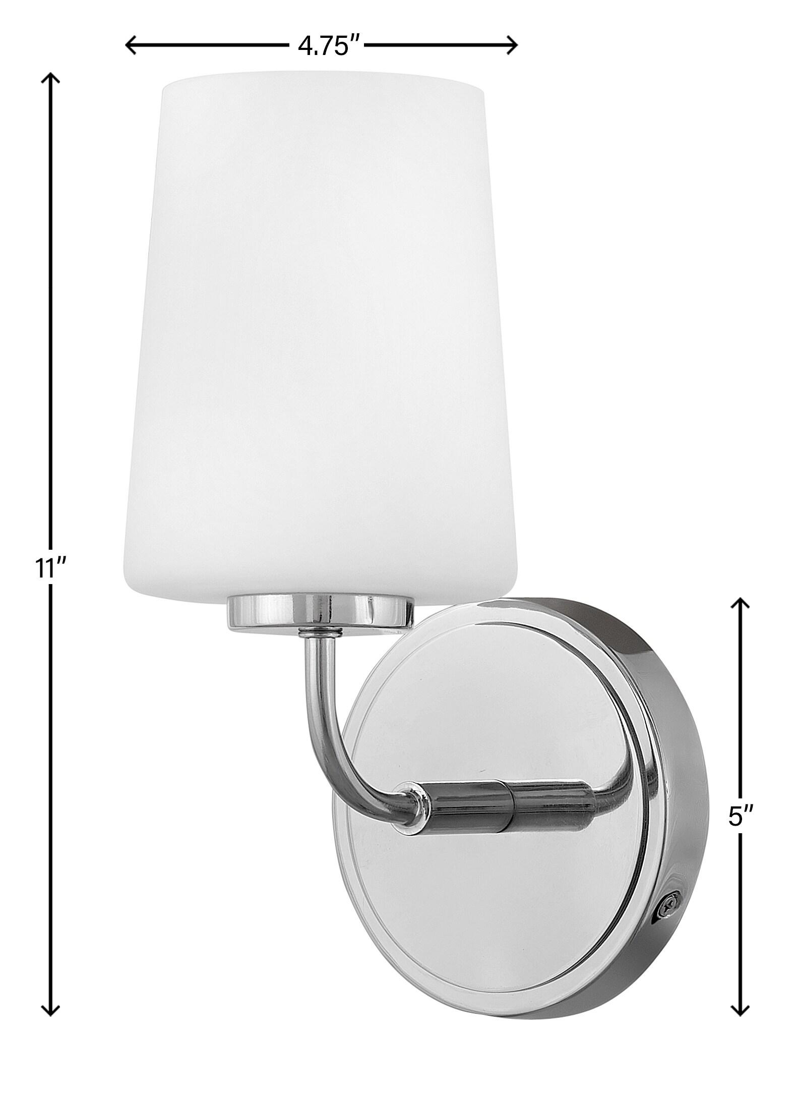 Fitz Single Frosted Dimmable Bath Sconce
