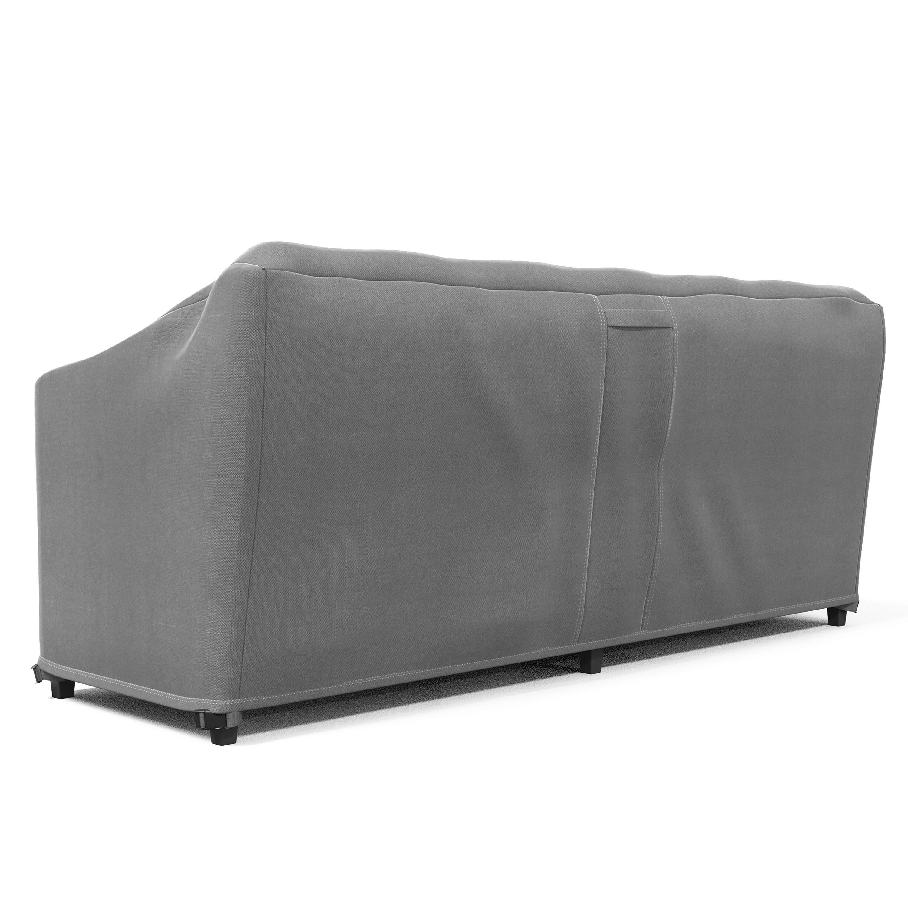 Love Seat Outdoor Furniture Weatherproof Cover - 88" x 32.5" x 33" - Gray