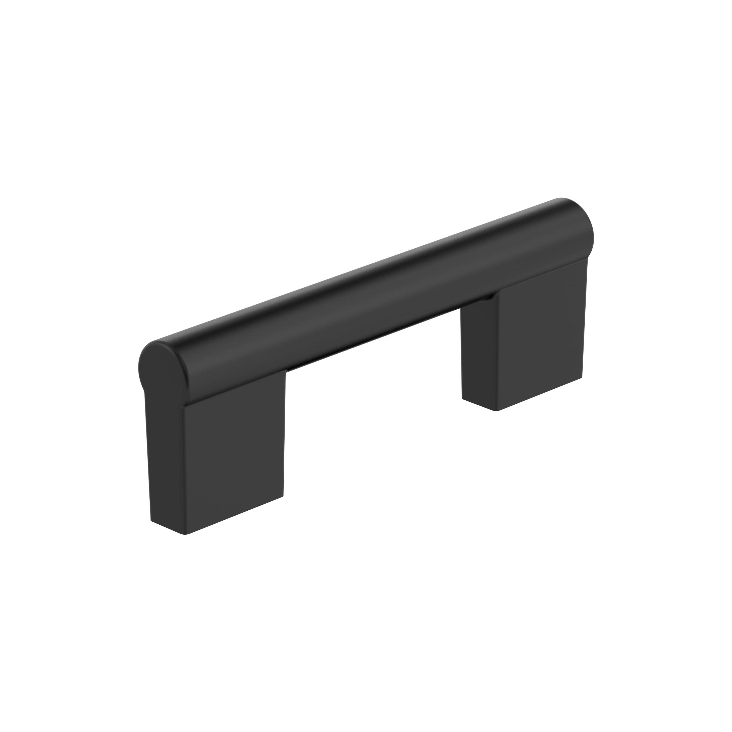 Amerock Versa 3 inch (76mm) Center-to-Center Matte Black Cabinet Pull