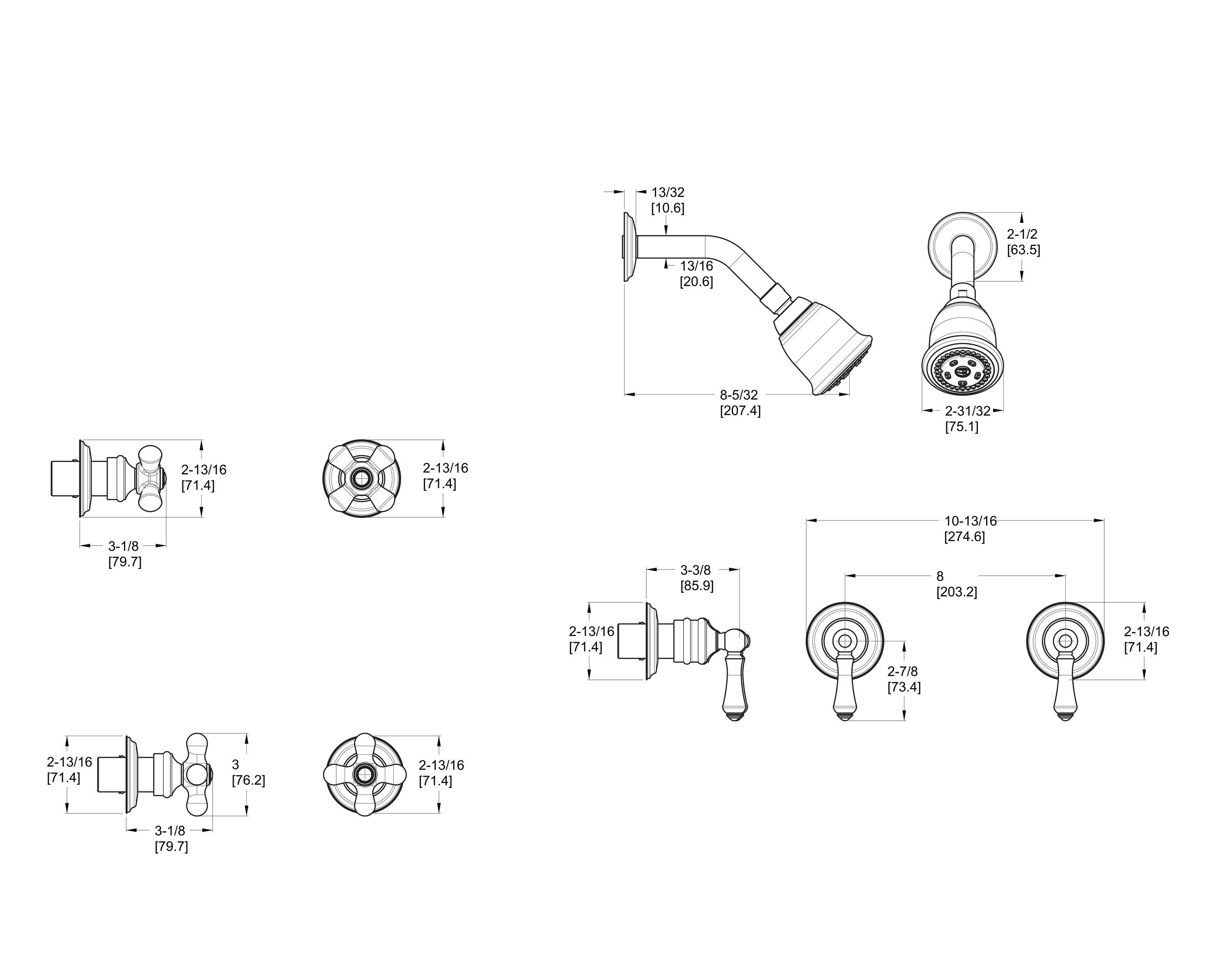 Function Dual Function Tub and Shower Faucet with Trim