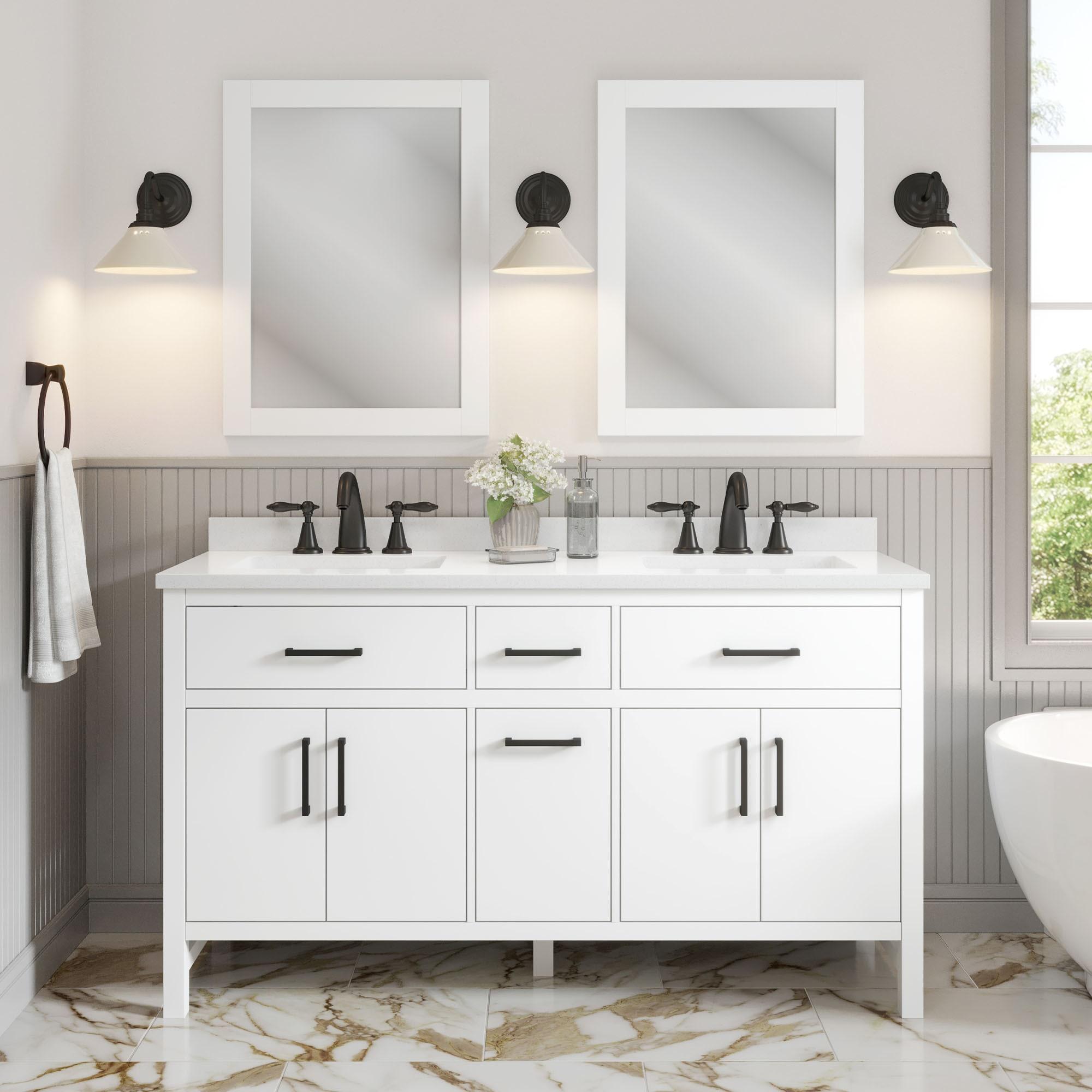 OVE Decors Taylor 60 in. Double Bathroom Sink Vanity