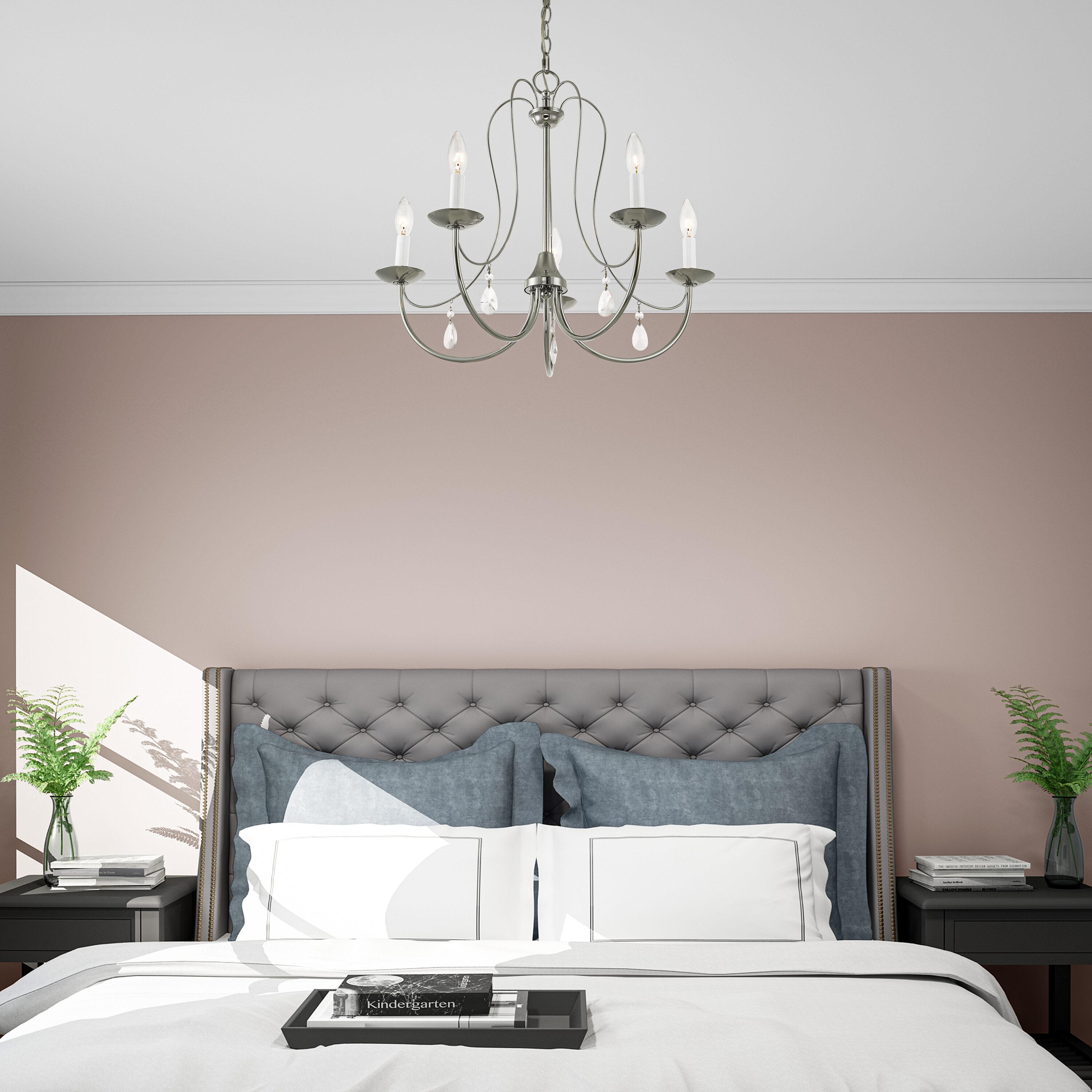 Livex Lighting Mirabella 5 - Light Chandelier in  Polished Chrome
