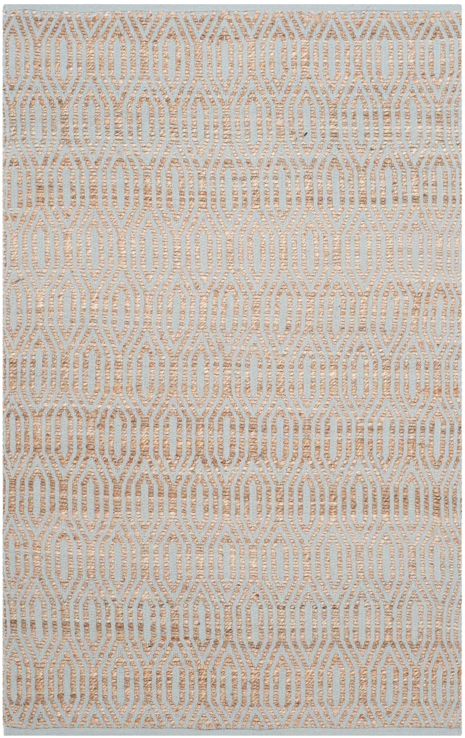 Safavieh Bourne Hand Woven 80% Jute, 20% Cotton Geometric Rug