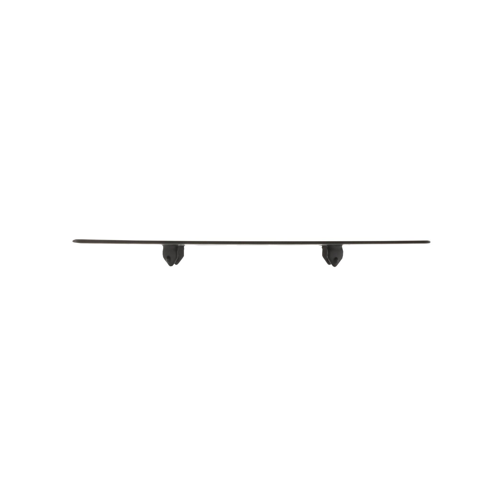4.25 in. Square Stainless Steel Drain Cover, Matte Black