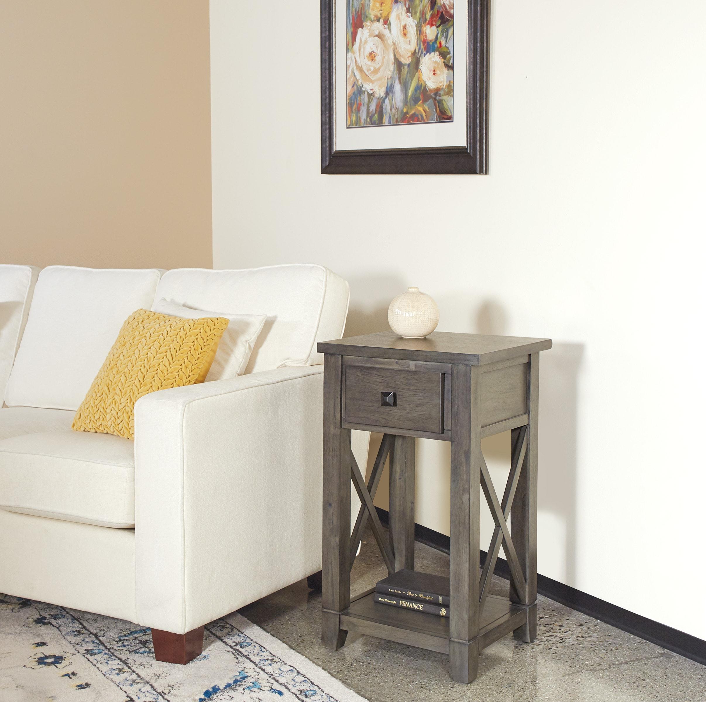 OSP Home Furnishings Russell Sectional with 2 Pillows Off White: Transitional Style, Polyester Upholstery, Wood Frame