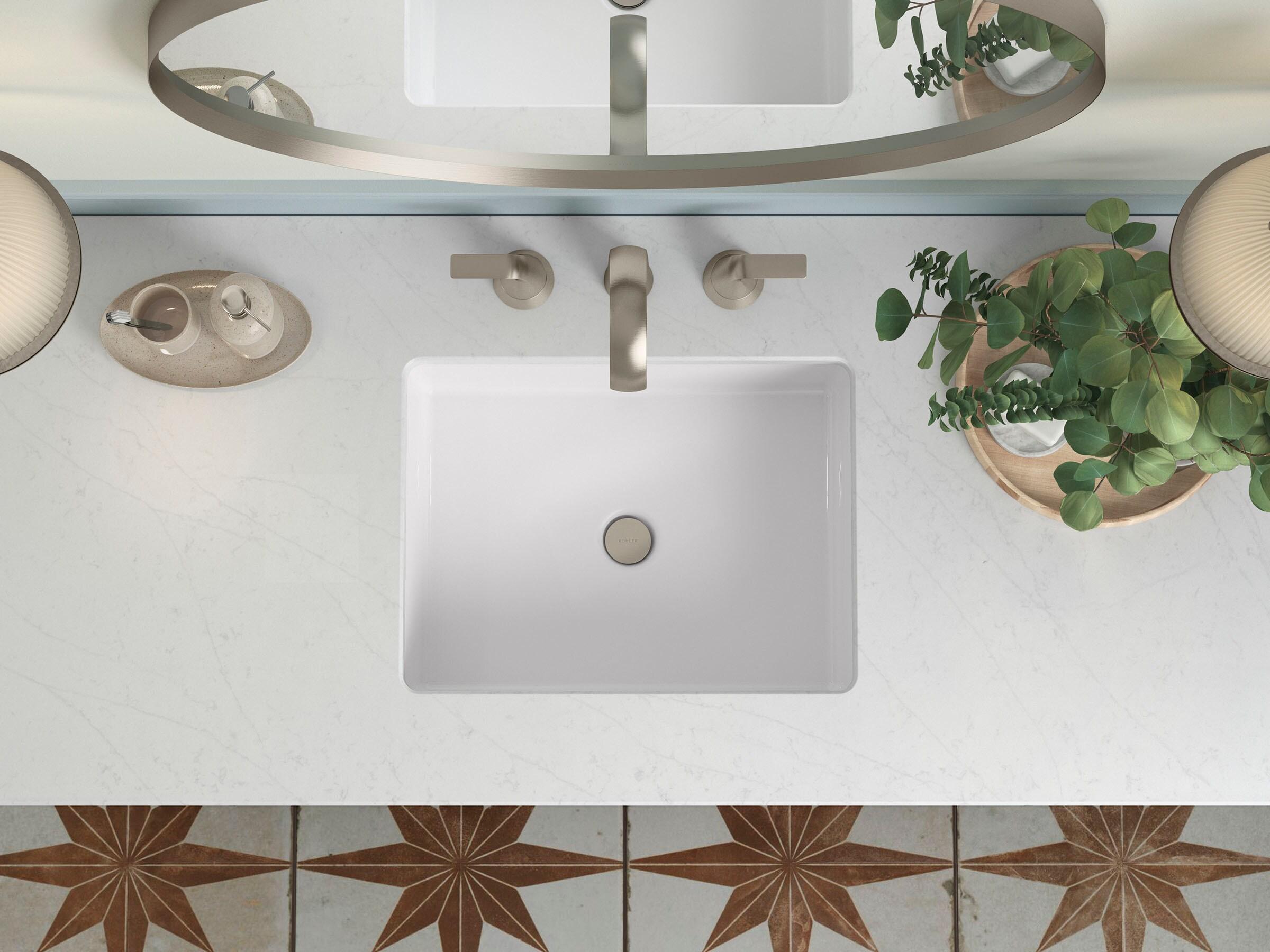 Silestone Quartz 49-In Vanity Top With Rectangle Cutout
