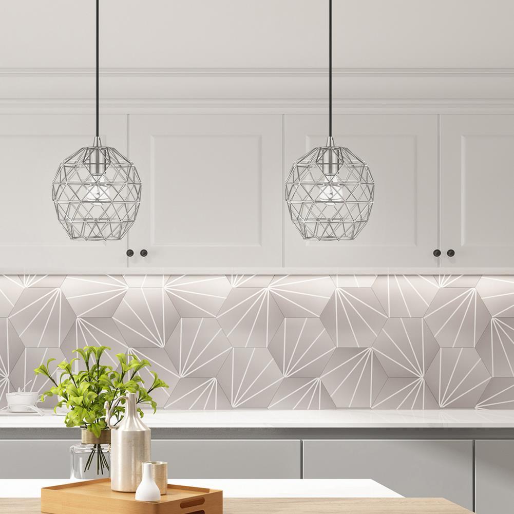 Livex Lighting Geometric Shade 1 - Light Pendant in  Brushed Nickel