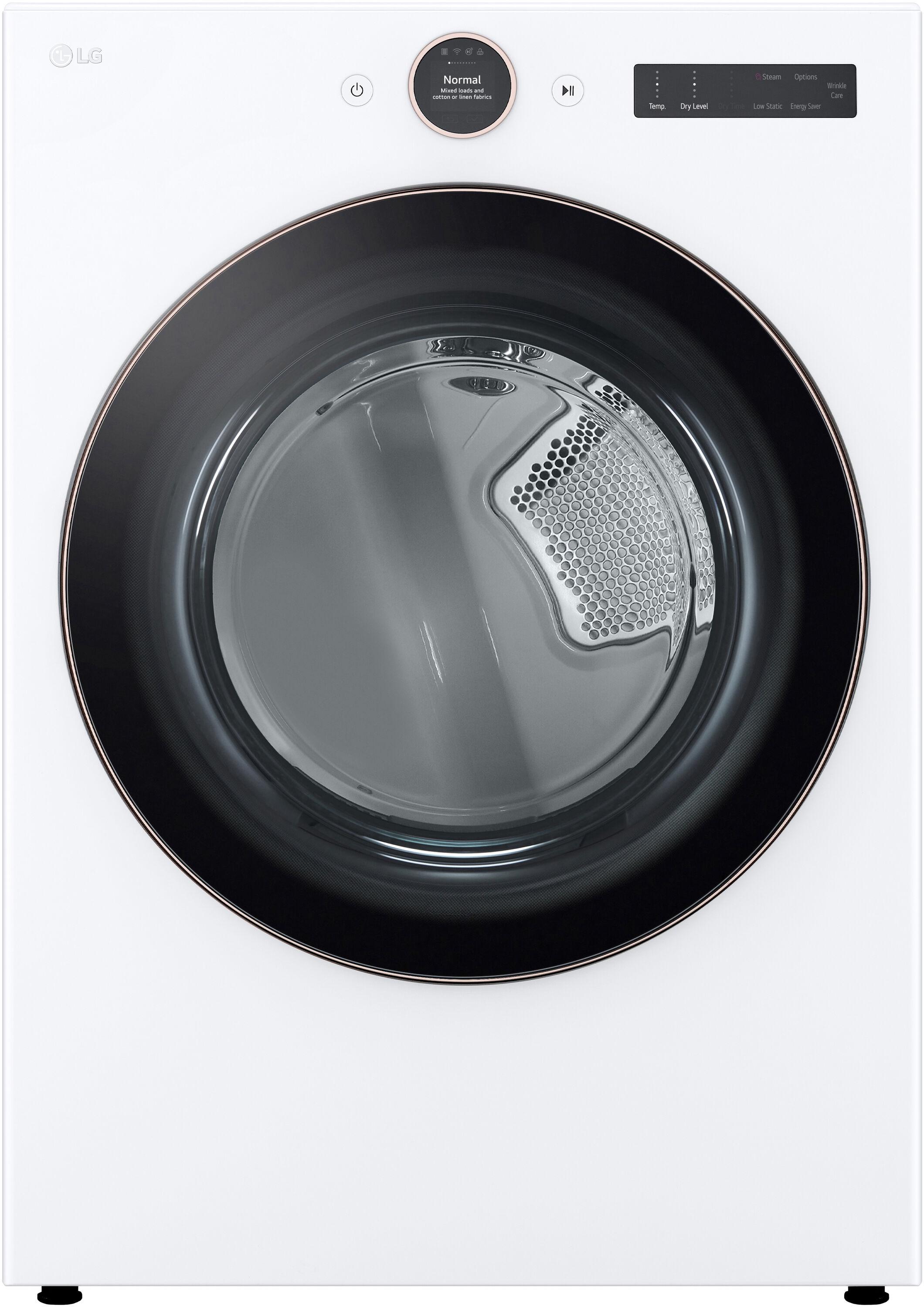 7.4 Cu. Ft. Smart Front Load Electric Dryer With Ai Sensor Dry & Turbosteam Technology