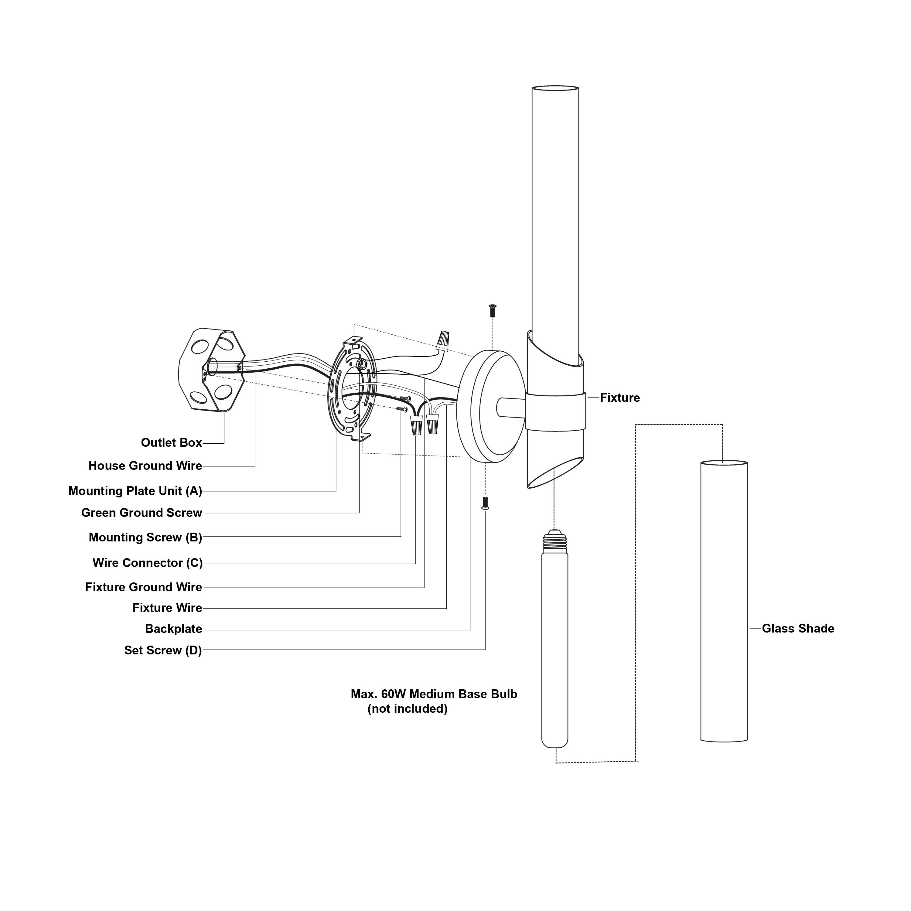 Vaxcel Webster 2 - Light Dimmable Vanity Light