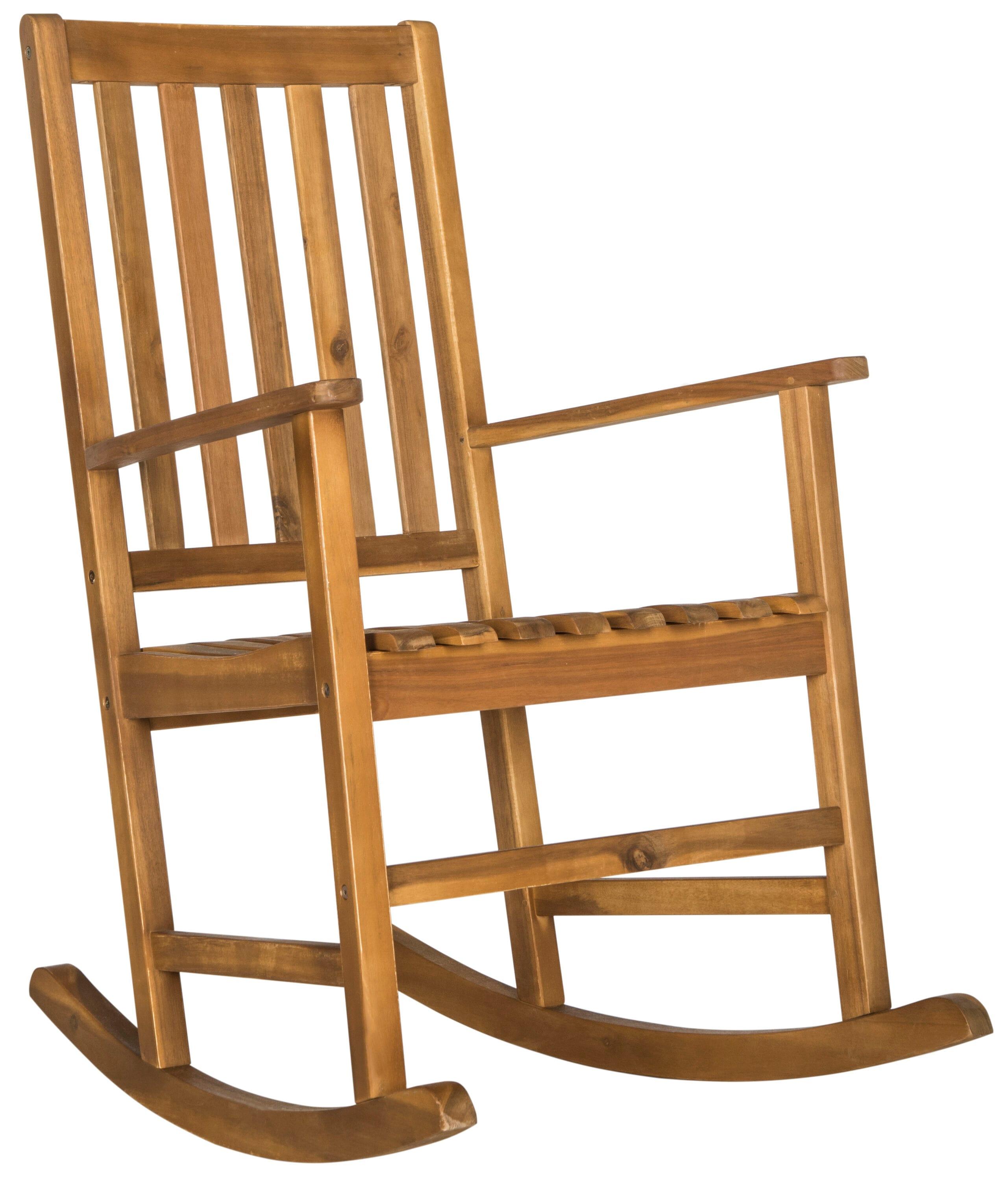 Barstow Rocking Chair Indoor/Outdoor - PAT6707 - Teak - Safavieh