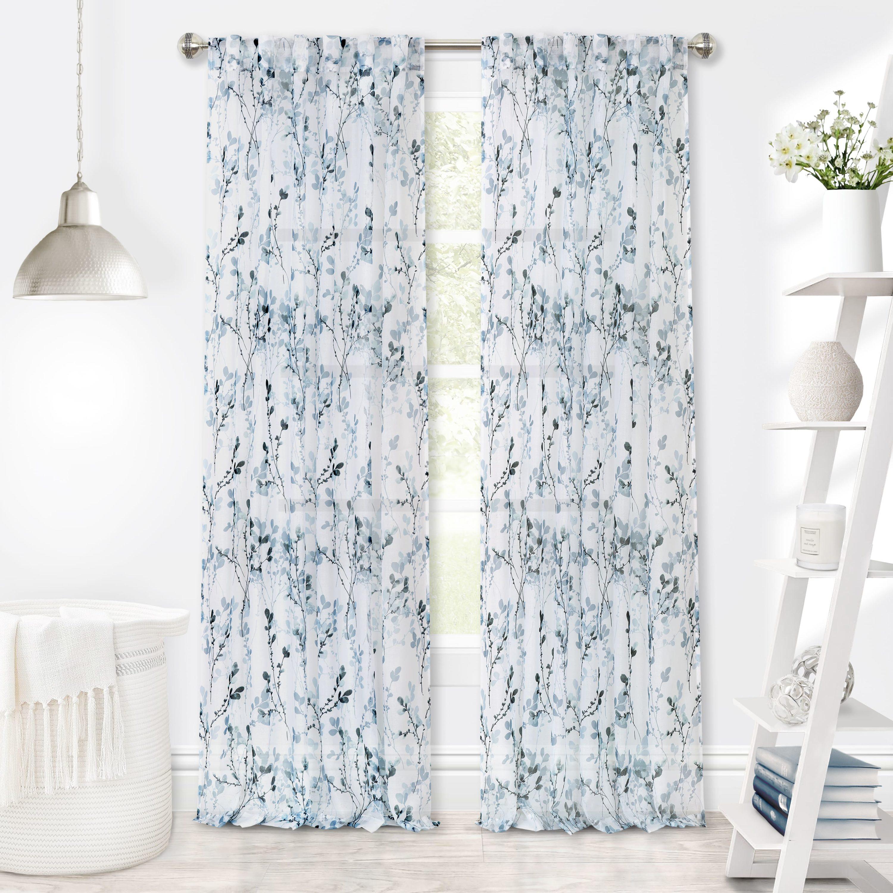 Red Barrel Studio® Molineux Polyester Semi Sheer Curtain Single Panel