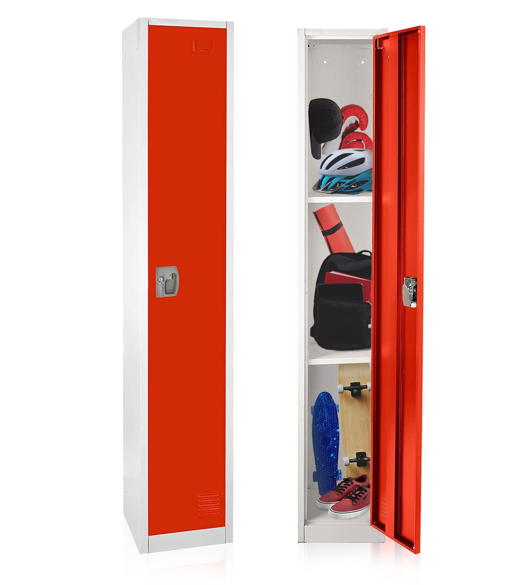 12'' Wide Steel 1-Tier School and Gym Locker (Set of 2)