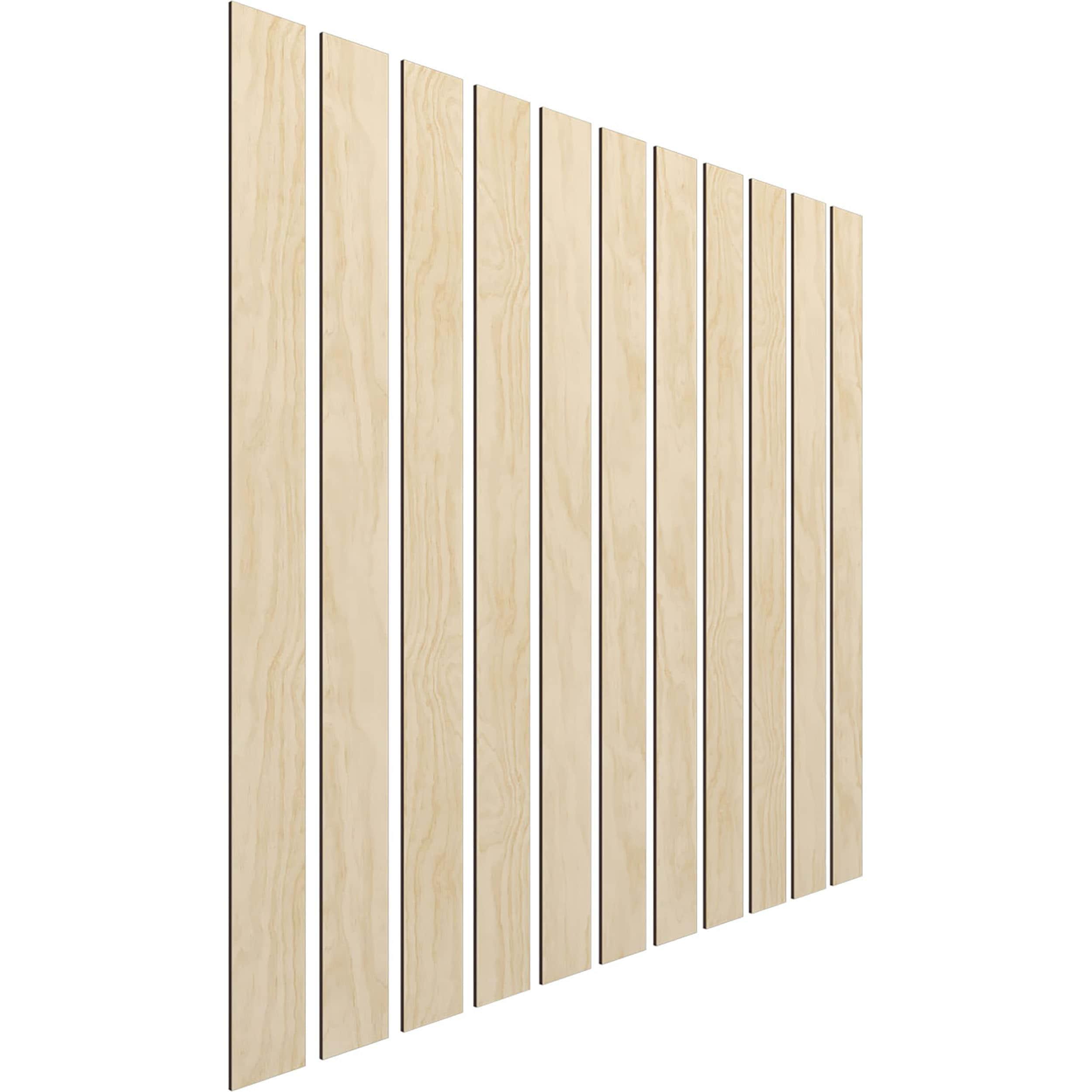 Adjustable Wood Slat Wall Panel Kit